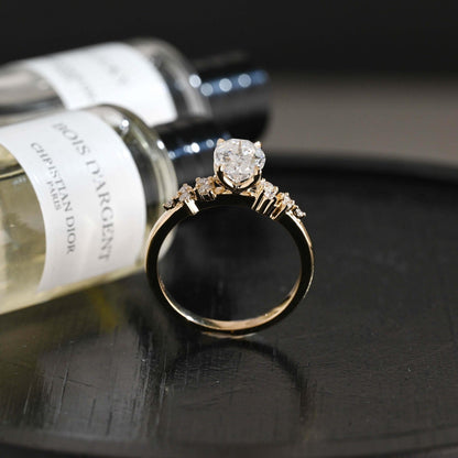 Round Halo, Pave & Split Shank Engagement Ring – 1.93 CT Lab Grown Diamond