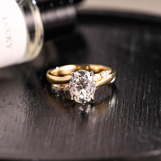 Round Halo, Pave & Split Shank Engagement Ring – 1.93 CT Lab Grown Diamond