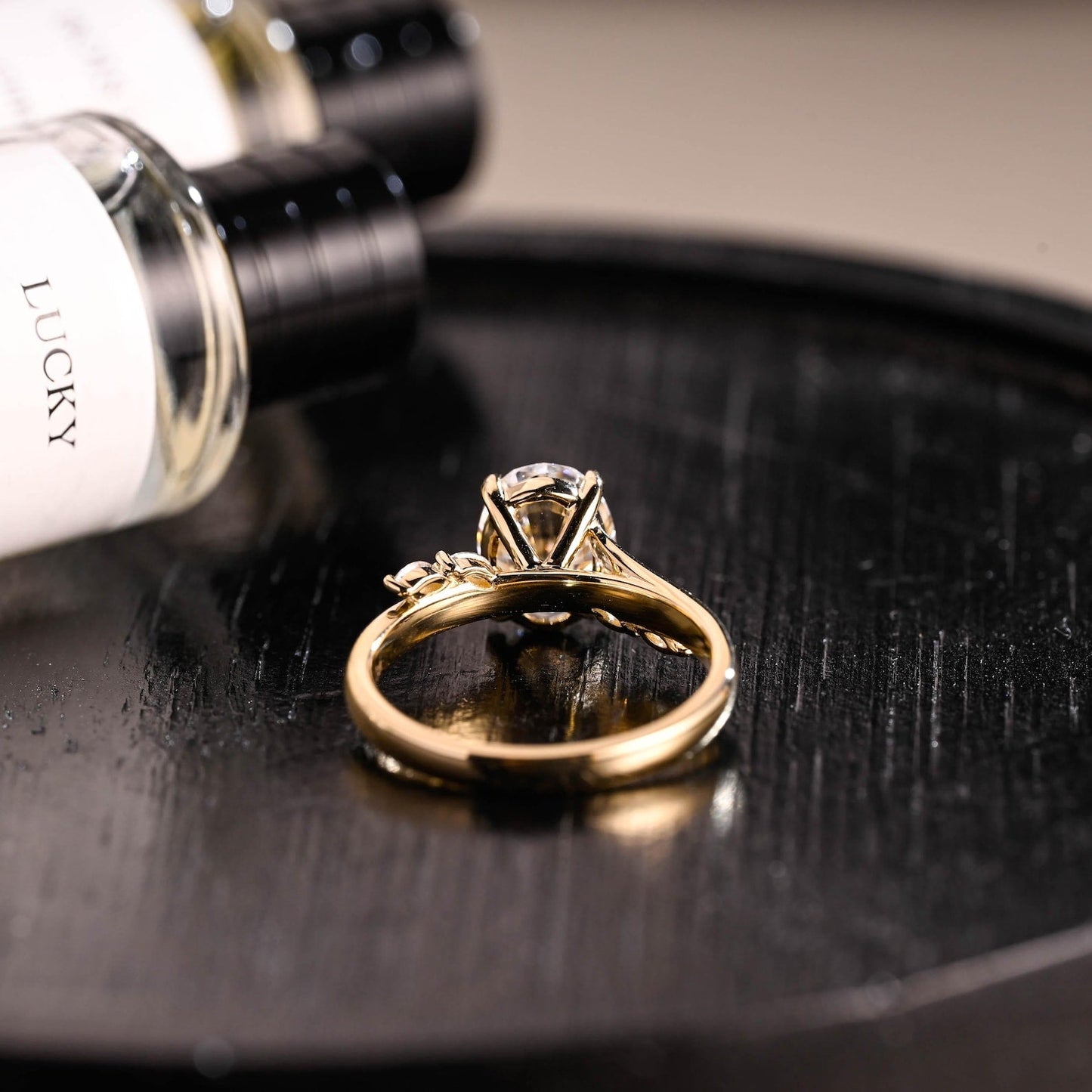 Round Halo, Pave & Split Shank Engagement Ring – 1.93 CT Lab Grown Diamond