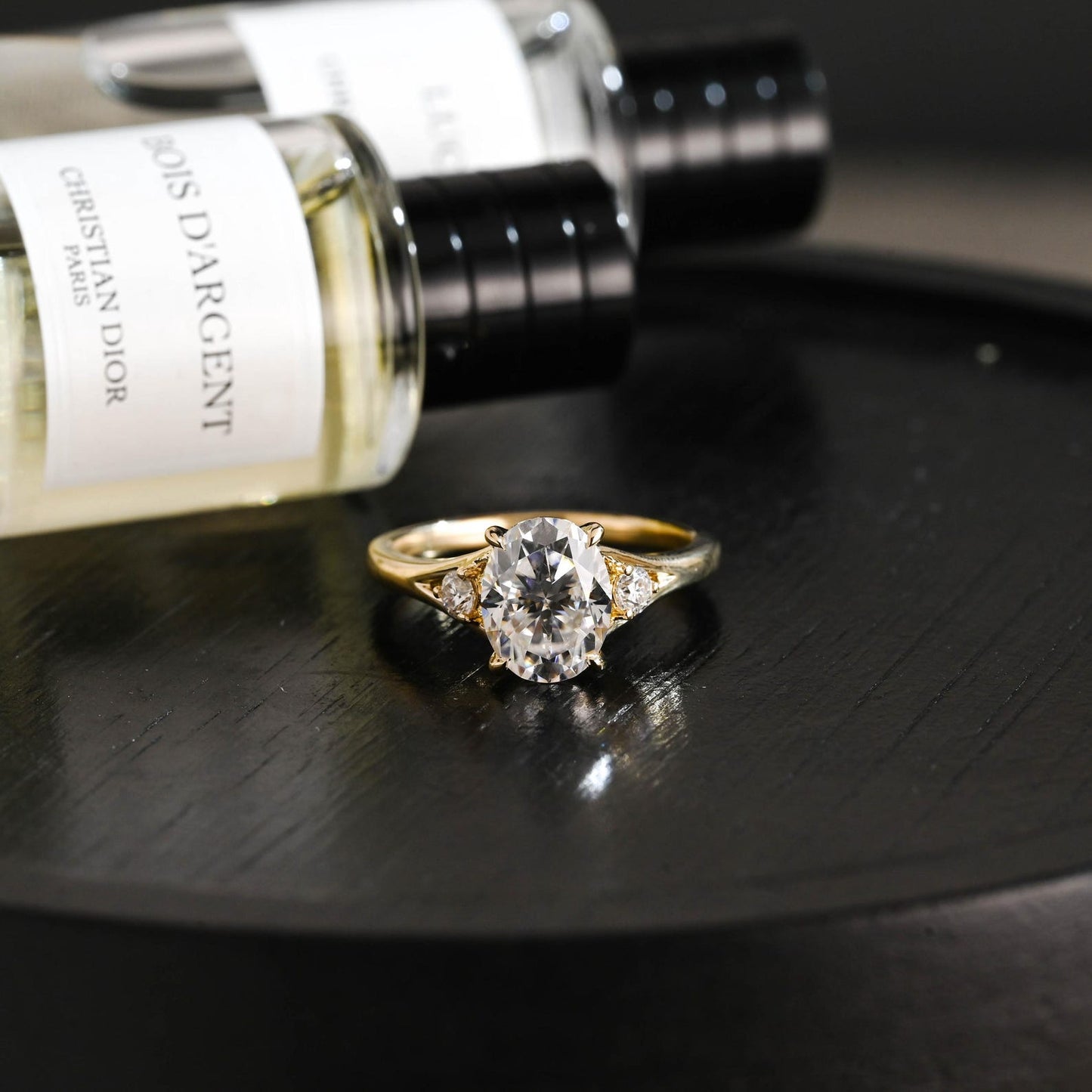 Round Halo, Pave & Split Shank Engagement Ring – 1.93 CT Lab Grown Diamond