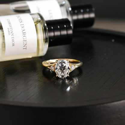 Round Halo, Pave & Split Shank Engagement Ring – 1.93 CT Lab Grown Diamond