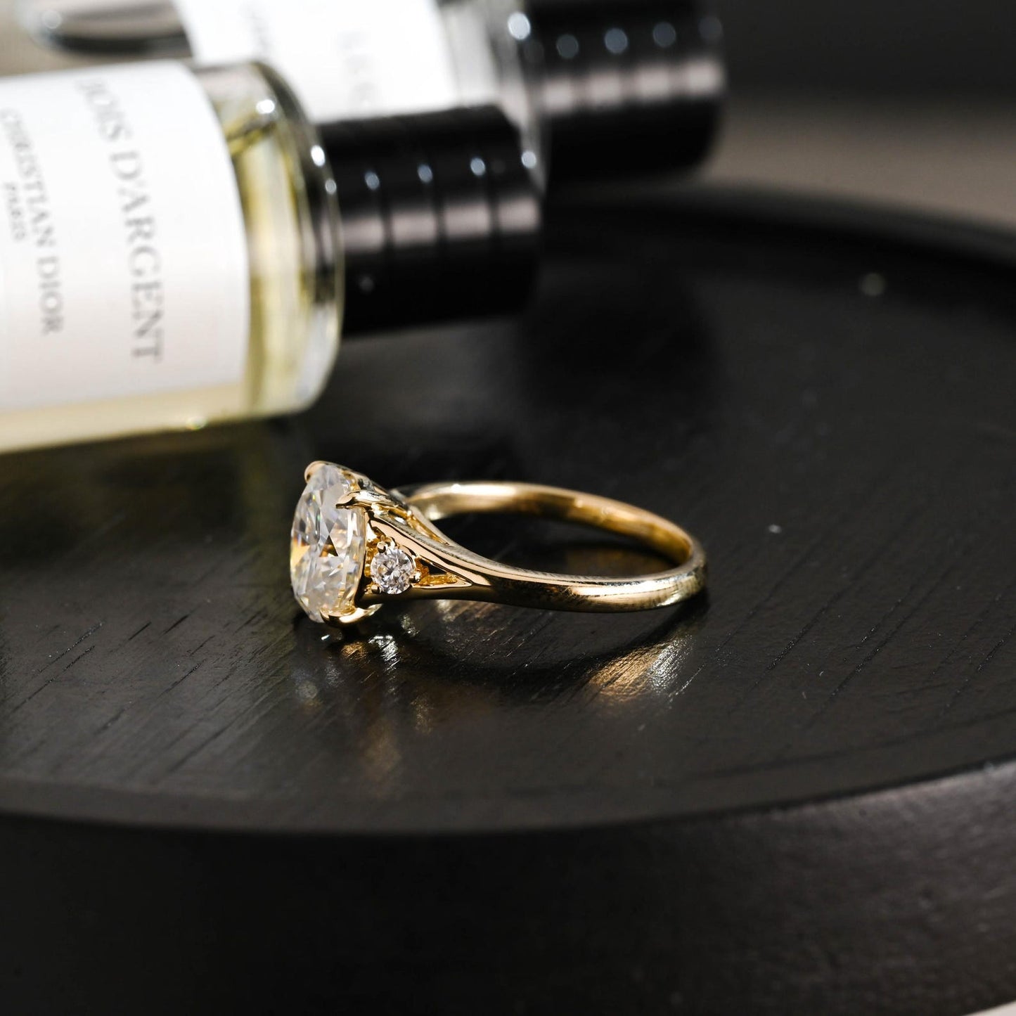 Round Halo, Pave & Split Shank Engagement Ring – 1.93 CT Lab Grown Diamond