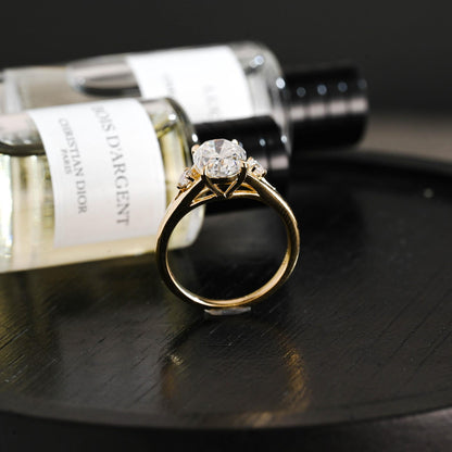 Round Halo, Pave & Split Shank Engagement Ring – 1.93 CT Lab Grown Diamond