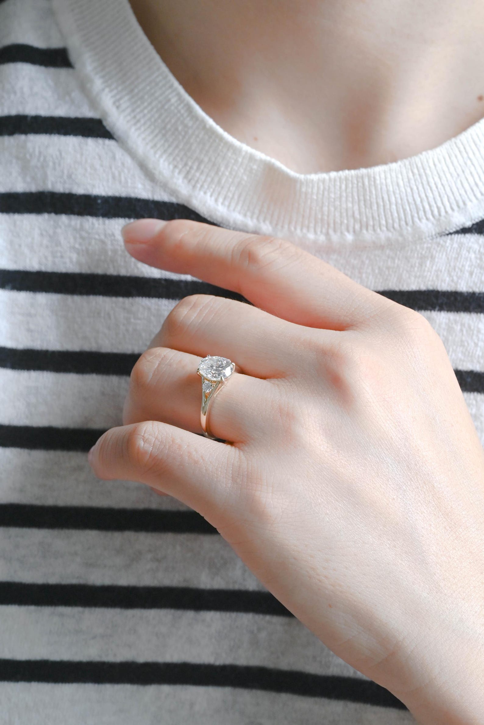 Round Halo, Pave & Split Shank Engagement Ring – 1.93 CT Lab Grown Diamond