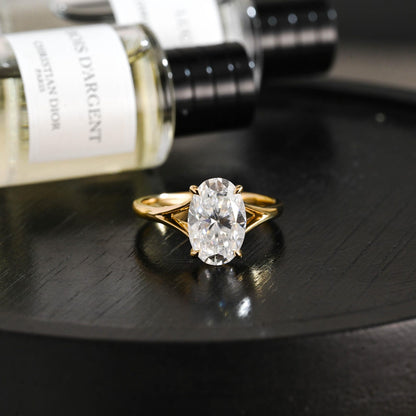 Round Halo, Pave & Split Shank Engagement Ring – 1.93 CT Lab Grown Diamond