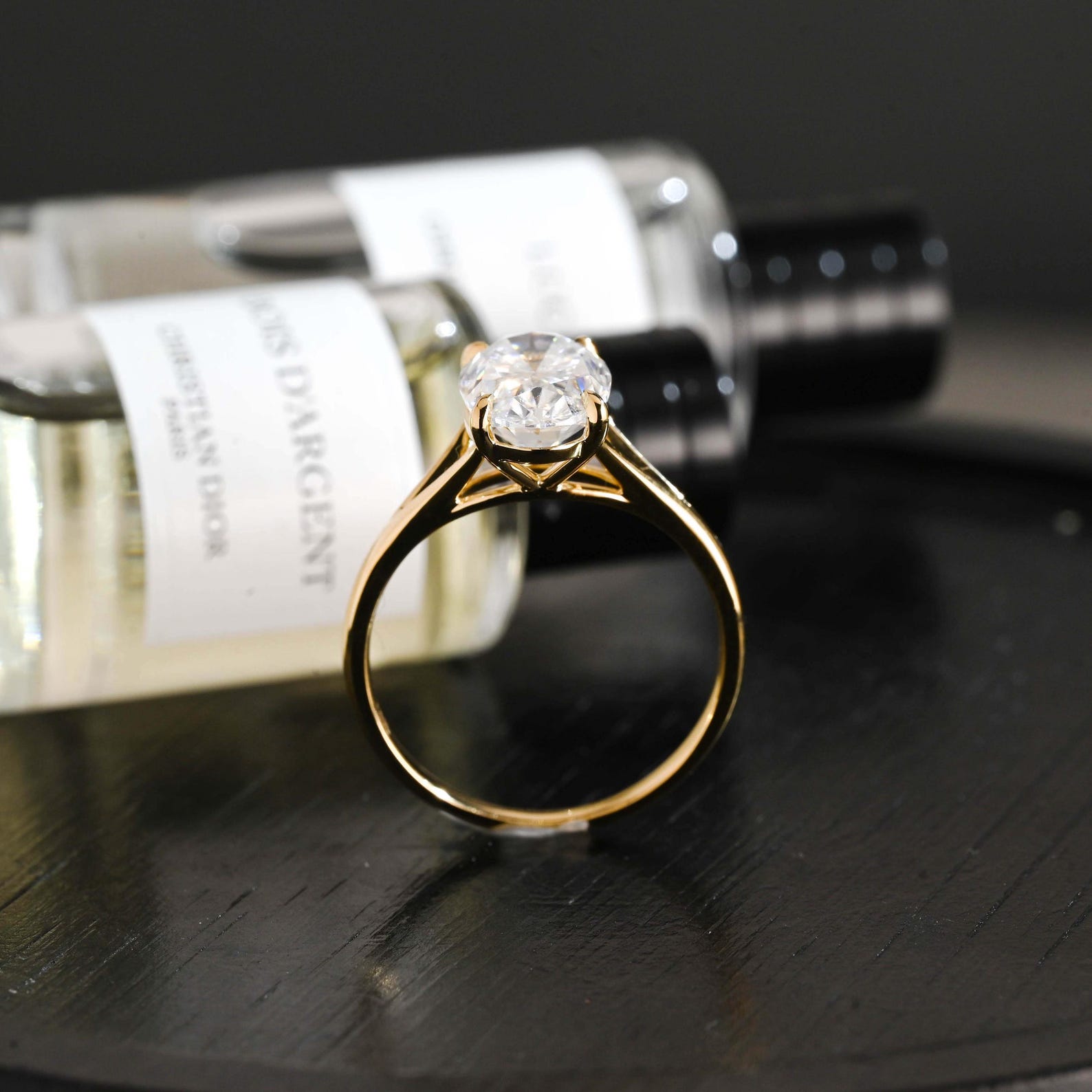 Round Halo, Pave & Split Shank Engagement Ring – 1.93 CT Lab Grown Diamond