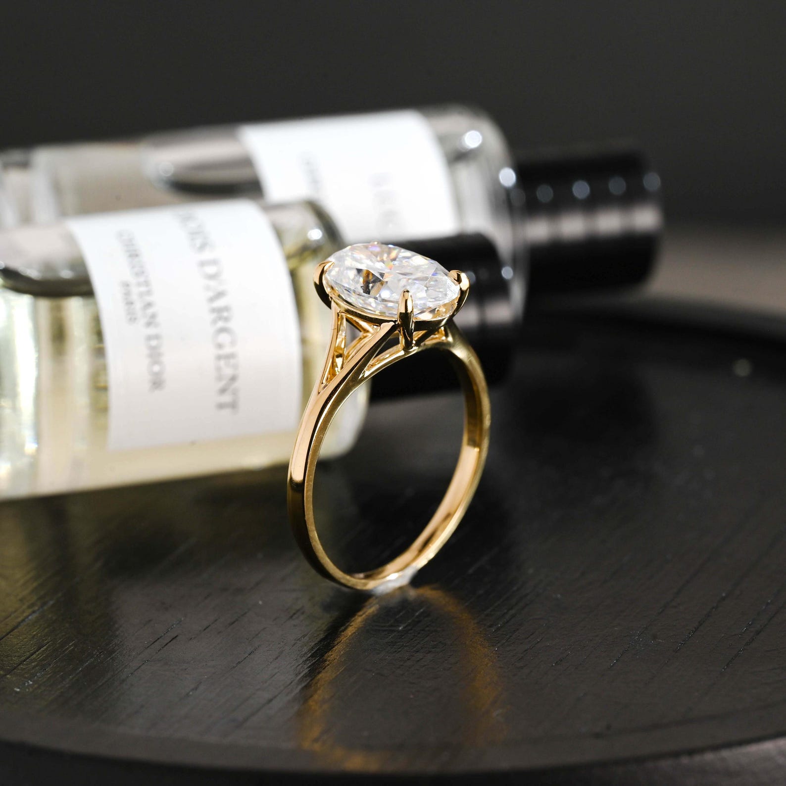 Round Halo, Pave & Split Shank Engagement Ring – 1.93 CT Lab Grown Diamond