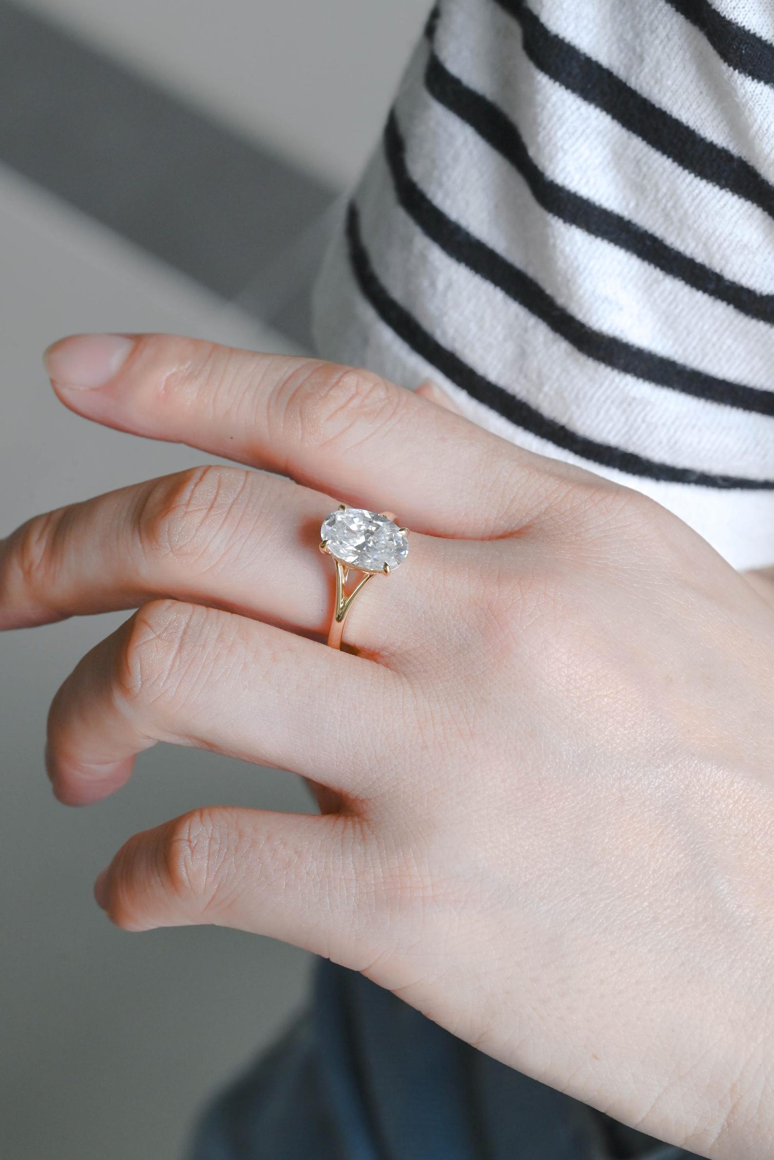 Round Halo, Pave & Split Shank Engagement Ring – 1.93 CT Lab Grown Diamond