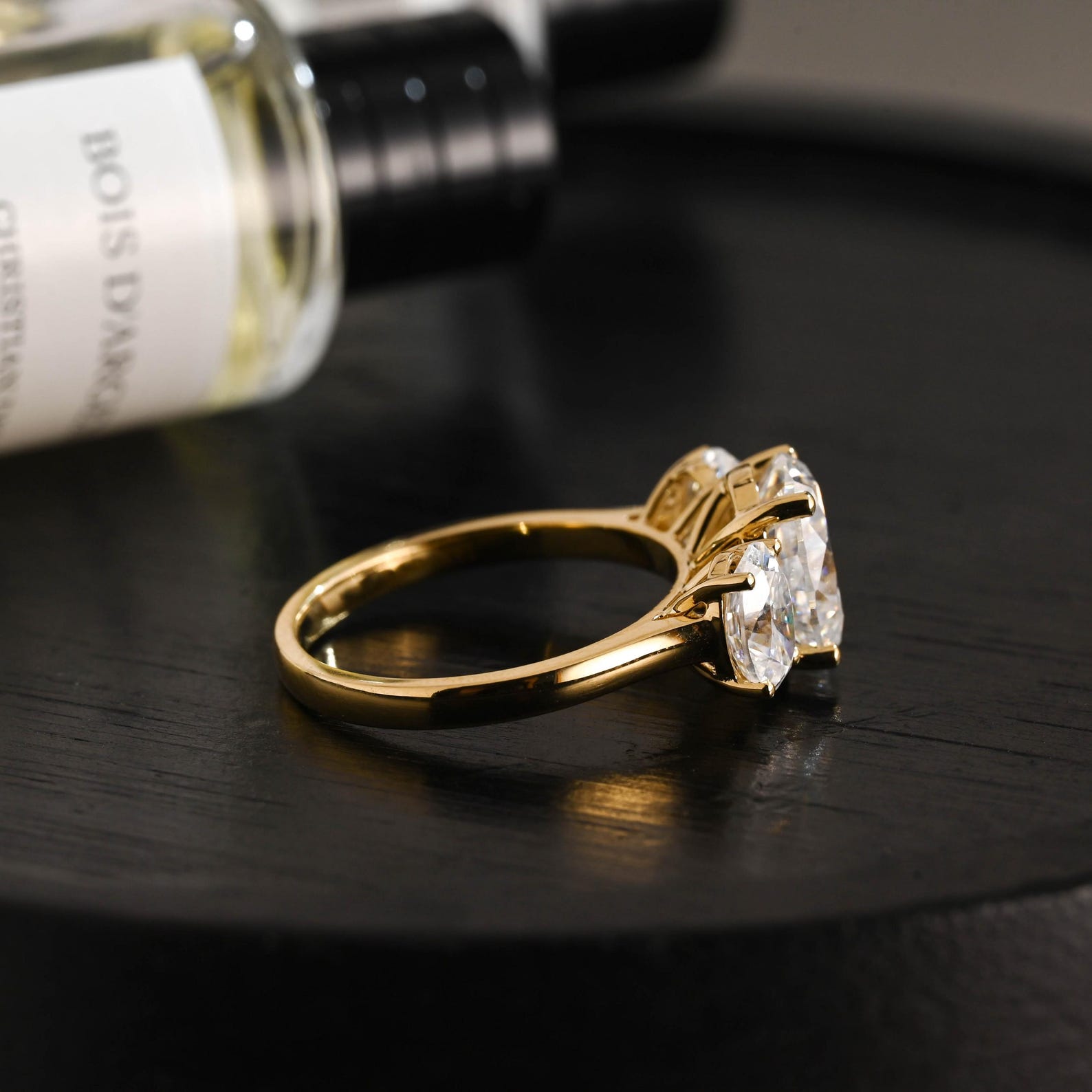 Round Halo, Pave & Split Shank Engagement Ring – 1.93 CT Lab Grown Diamond