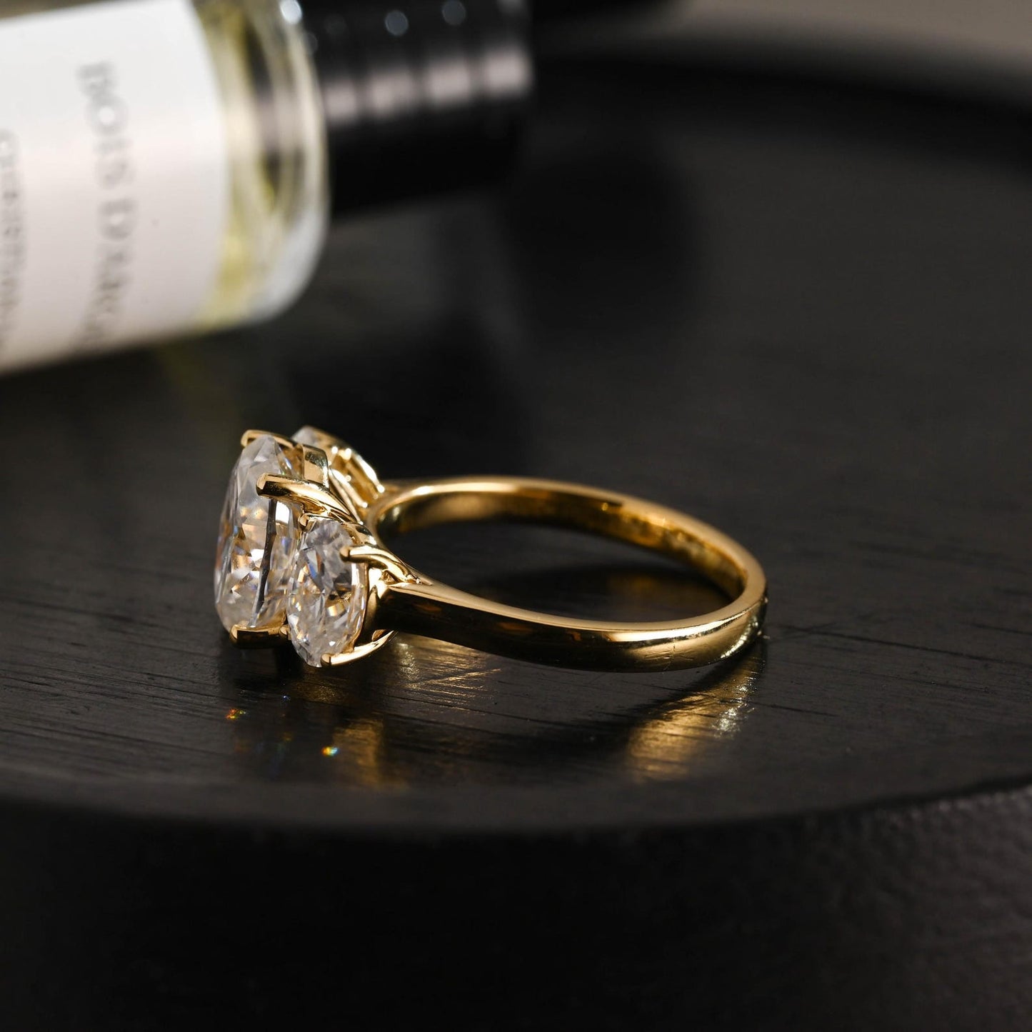 Round Halo, Pave & Split Shank Engagement Ring – 1.93 CT Lab Grown Diamond