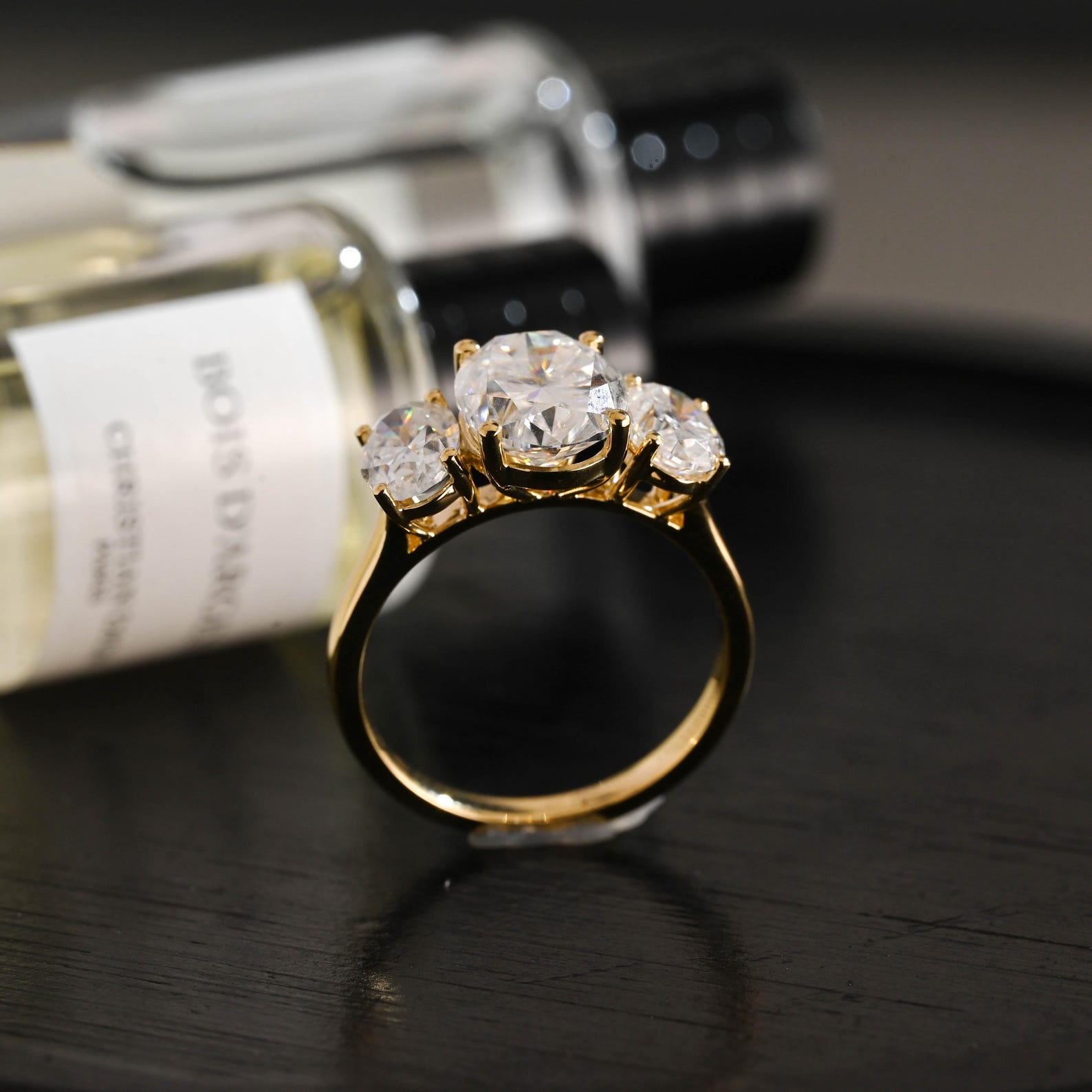 Round Halo, Pave & Split Shank Engagement Ring – 1.93 CT Lab Grown Diamond