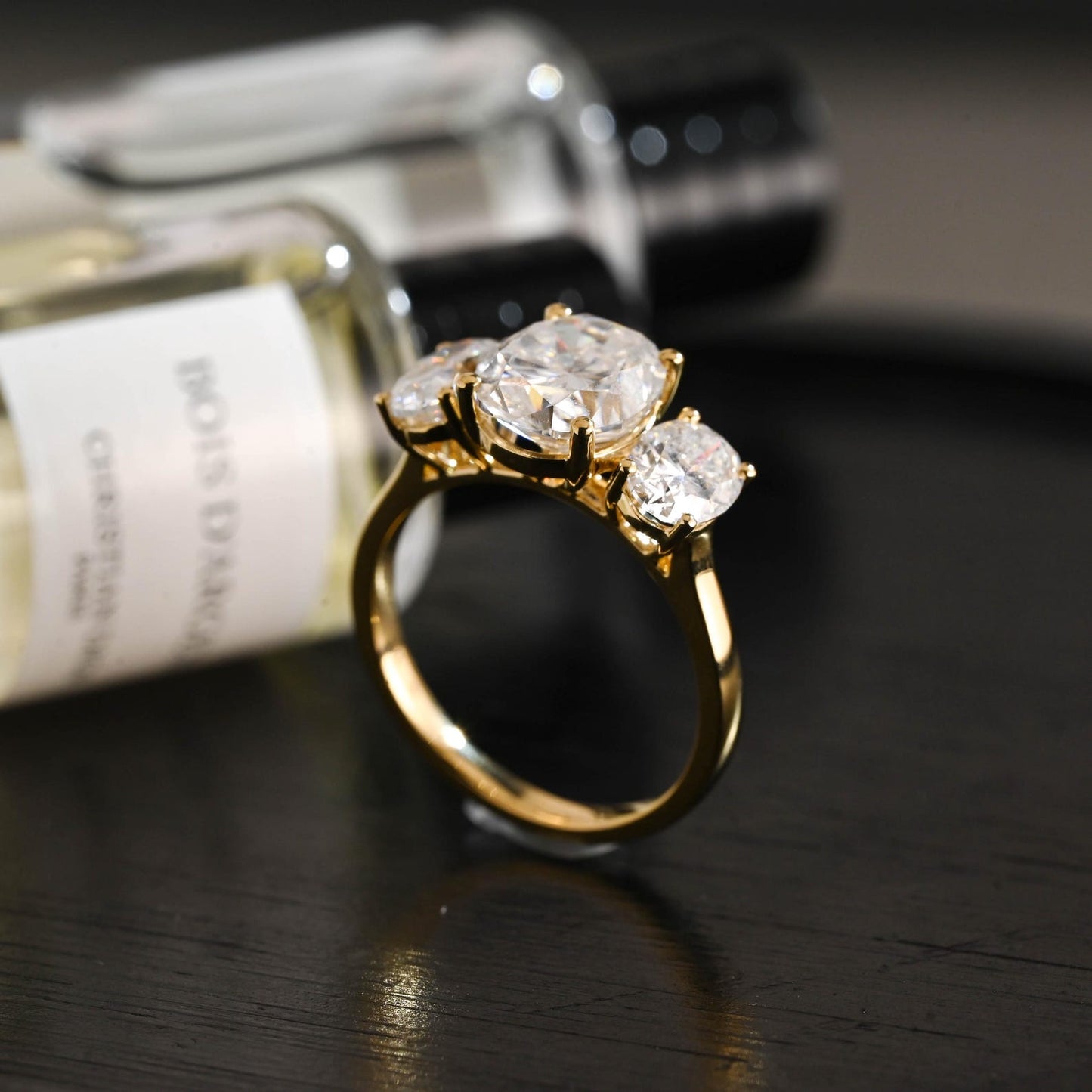 Round Halo, Pave & Split Shank Engagement Ring – 1.93 CT Lab Grown Diamond
