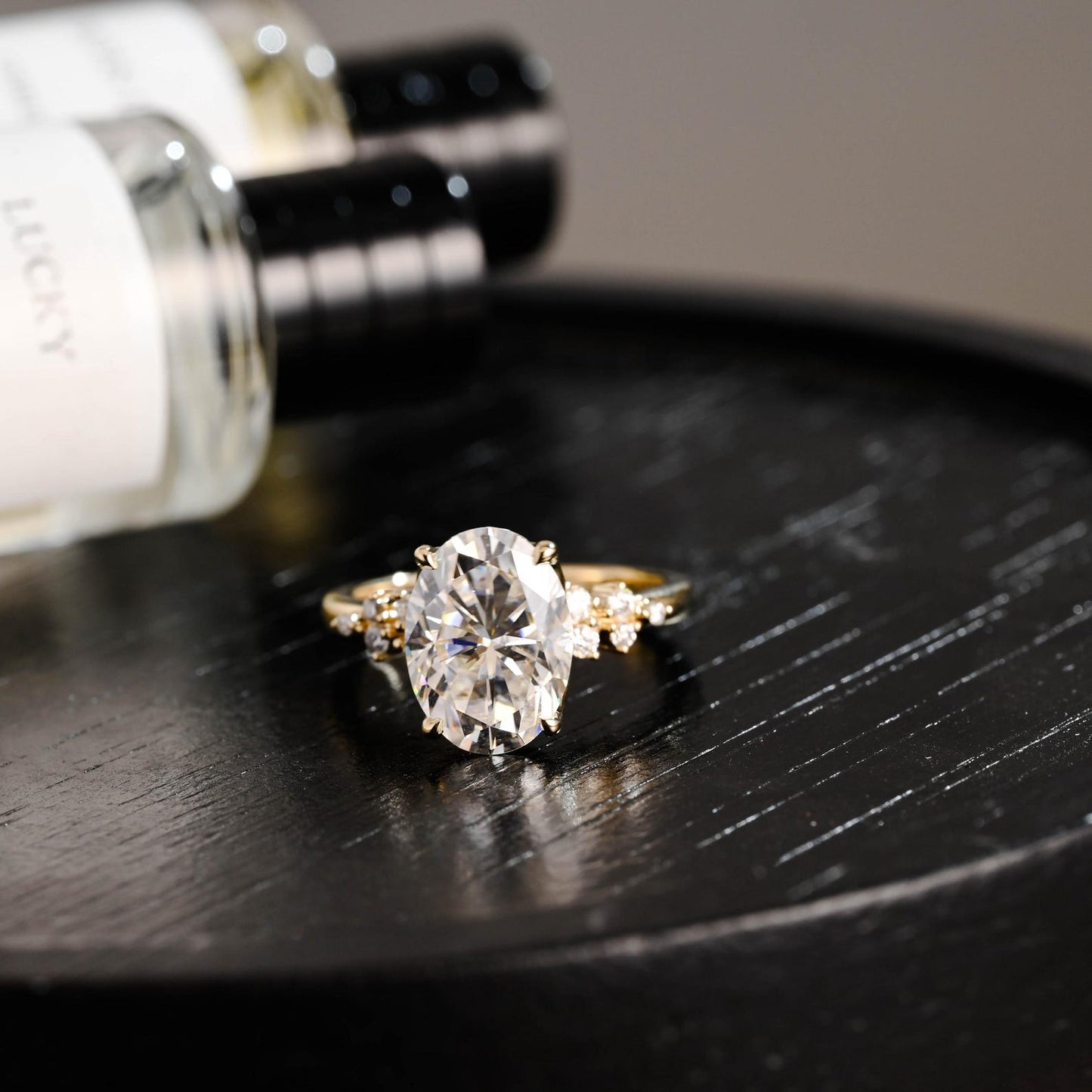 Round Halo, Pave & Split Shank Engagement Ring – 1.93 CT Lab Grown Diamond