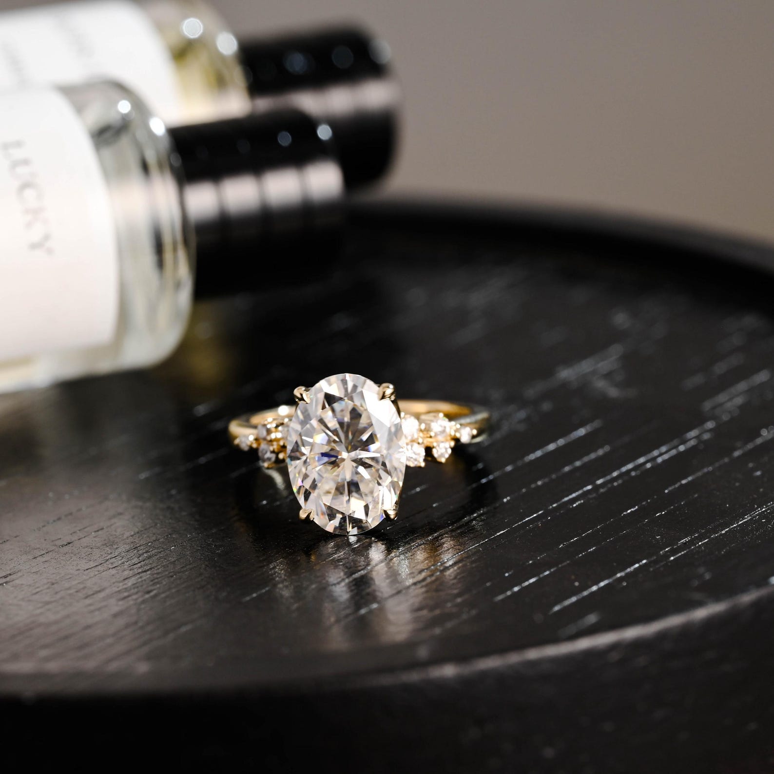 Round Halo, Pave & Split Shank Engagement Ring – 1.93 CT Lab Grown Diamond