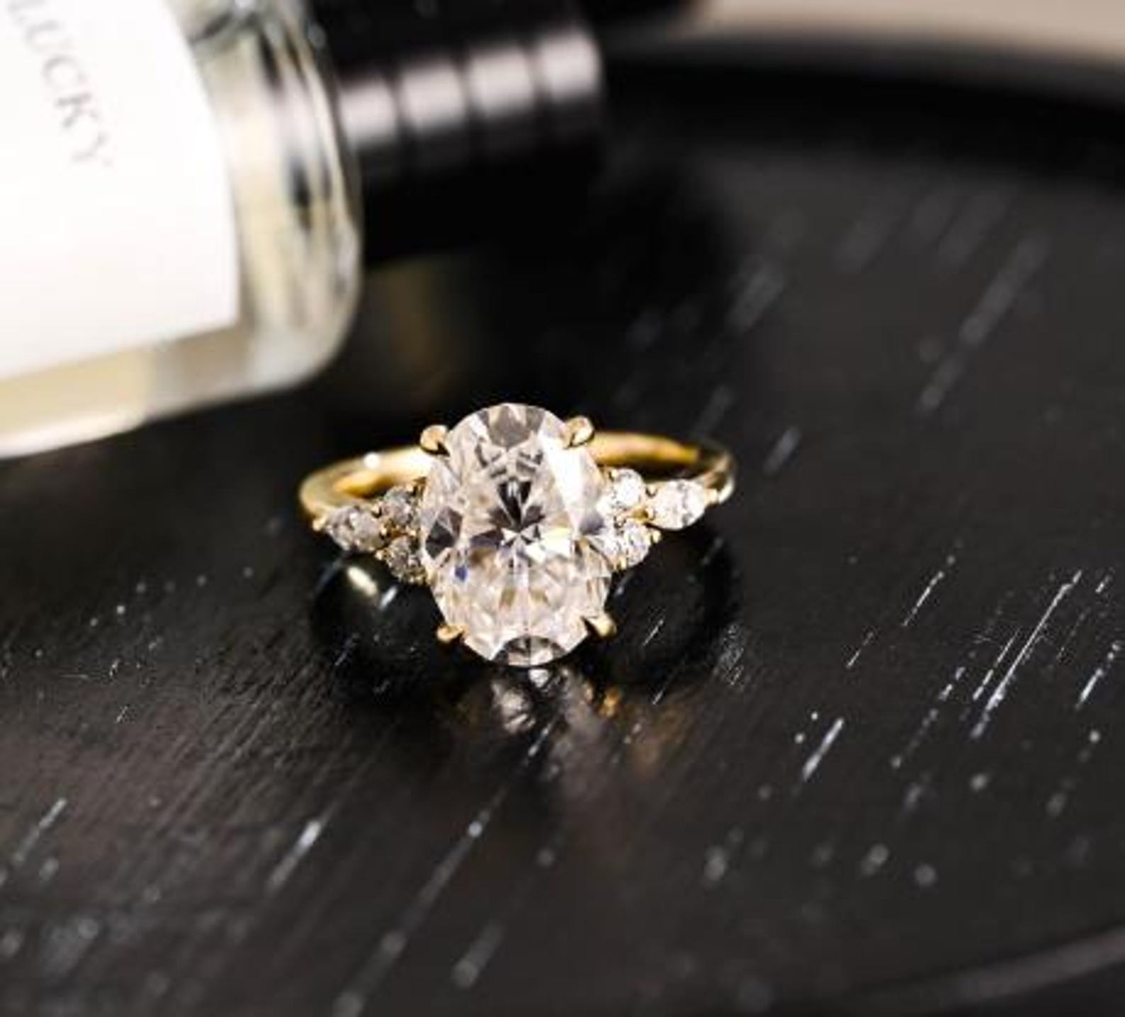 Round Halo, Pave & Split Shank Engagement Ring – 1.93 CT Lab Grown Diamond