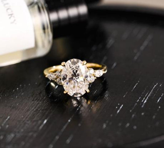Round Halo, Pave & Split Shank Engagement Ring – 1.93 CT Lab Grown Diamond