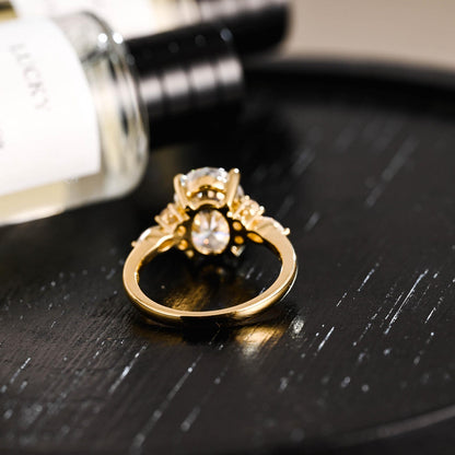 Round Halo, Pave & Split Shank Engagement Ring – 1.93 CT Lab Grown Diamond