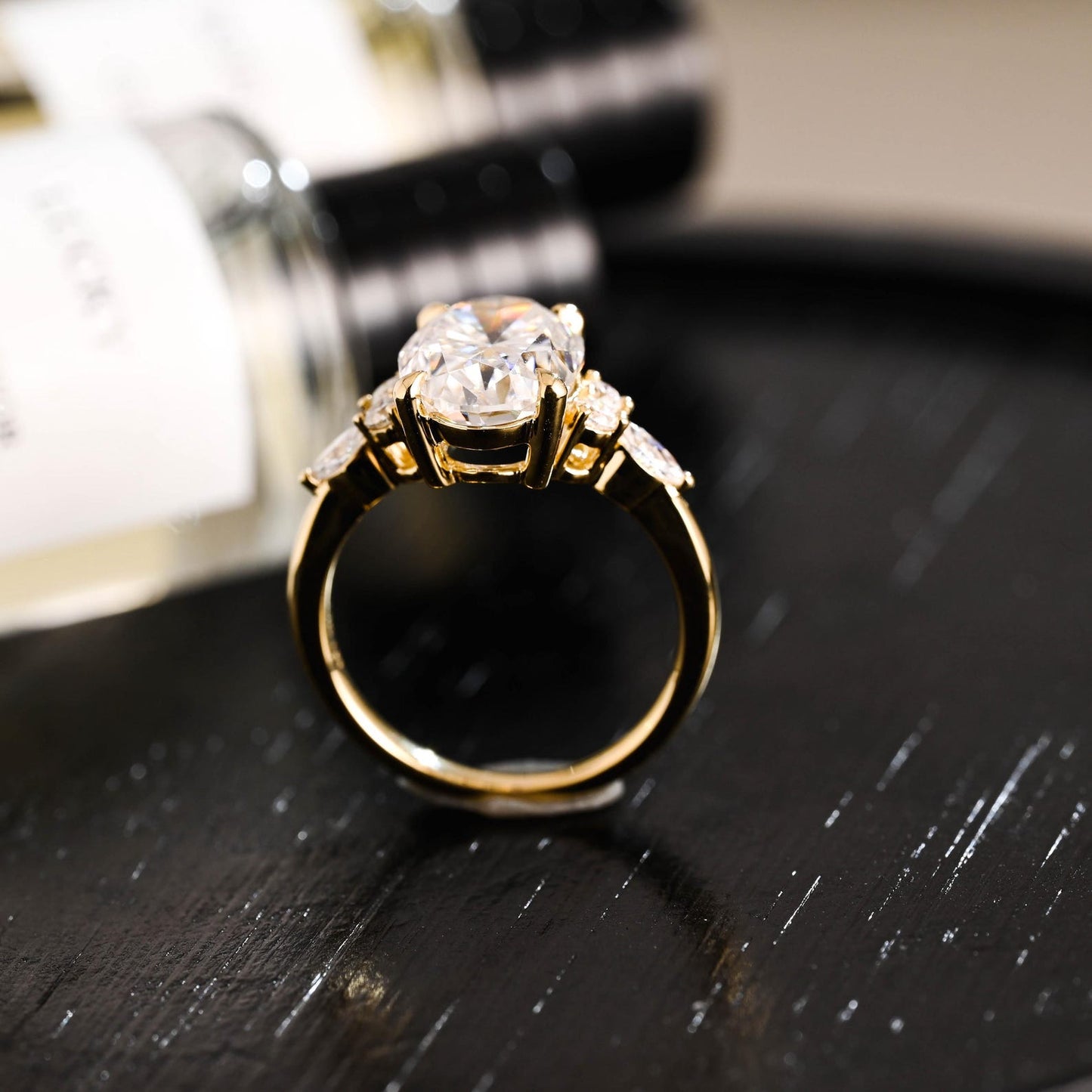 Round Halo, Pave & Split Shank Engagement Ring – 1.93 CT Lab Grown Diamond
