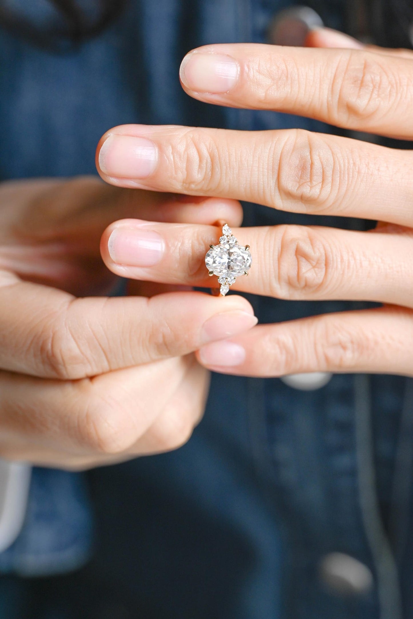 Round Halo, Pave & Split Shank Engagement Ring – 1.93 CT Lab Grown Diamond