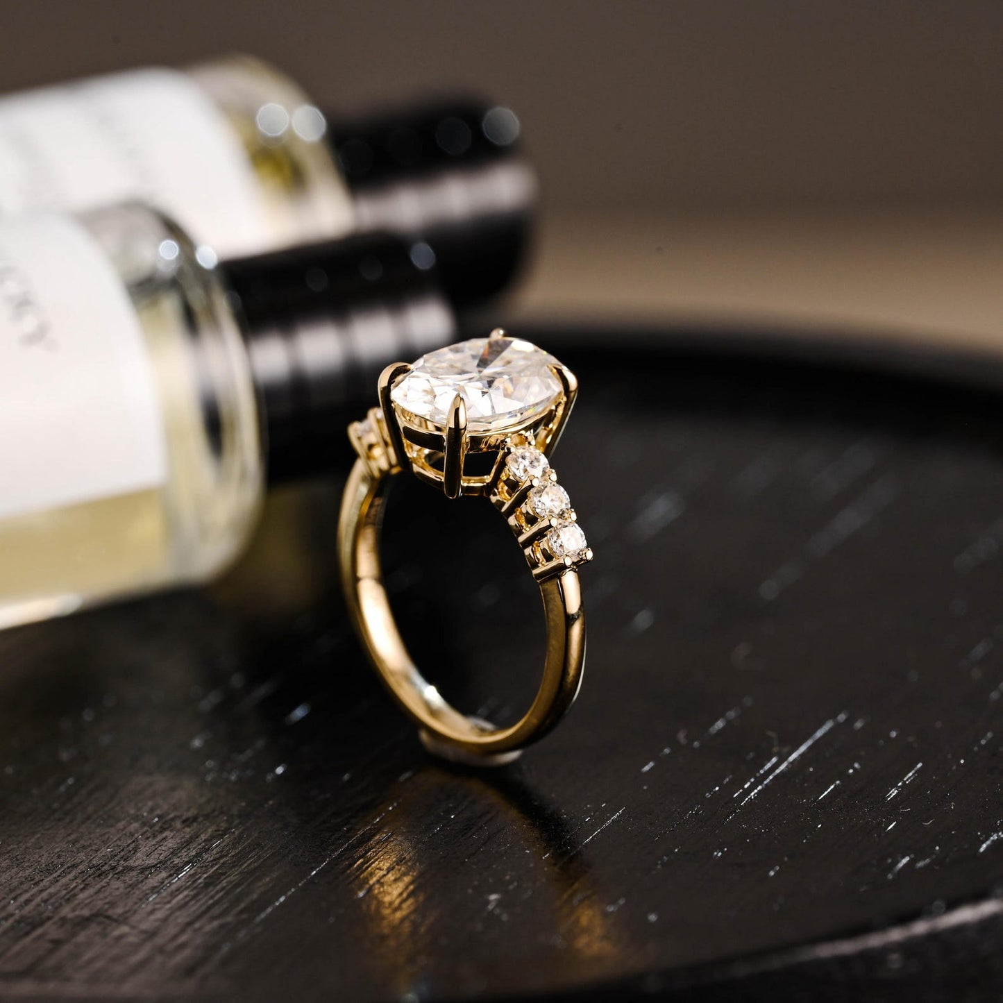 Round Halo, Pave & Split Shank Engagement Ring – 1.93 CT Lab Grown Diamond