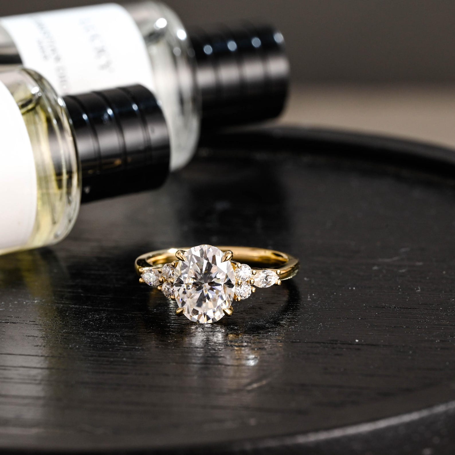 Round Halo, Pave & Split Shank Engagement Ring – 1.93 CT Lab Grown Diamond