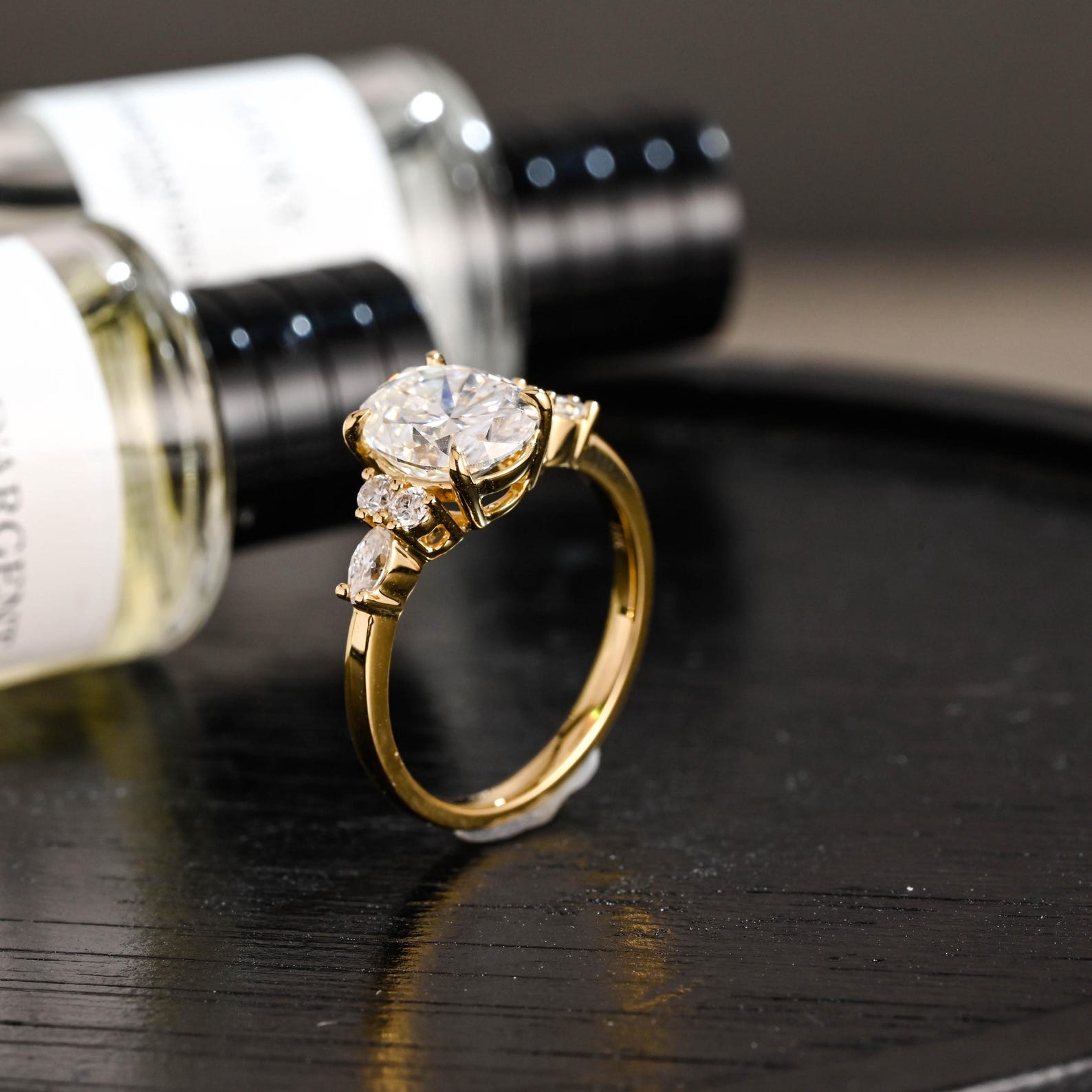 Round Halo, Pave & Split Shank Engagement Ring – 1.93 CT Lab Grown Diamond