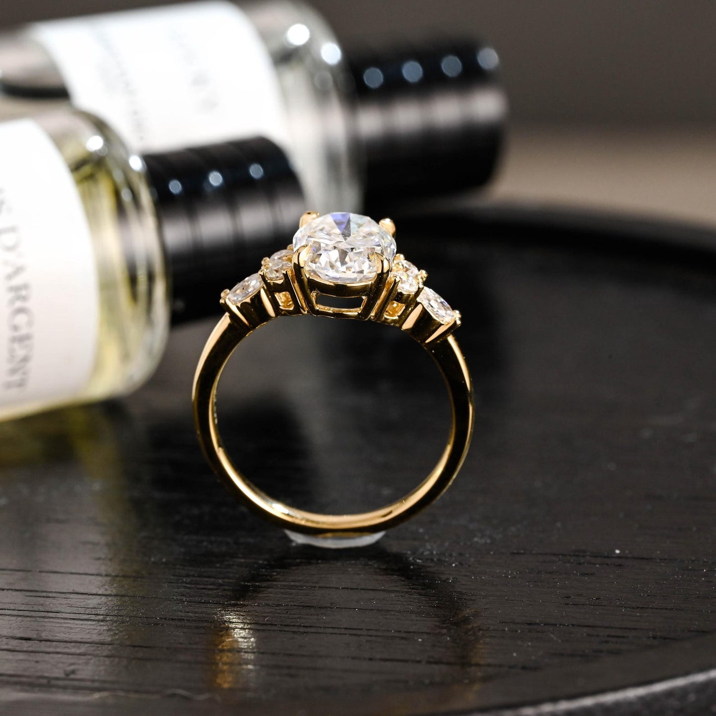 Round Halo, Pave & Split Shank Engagement Ring – 1.93 CT Lab Grown Diamond