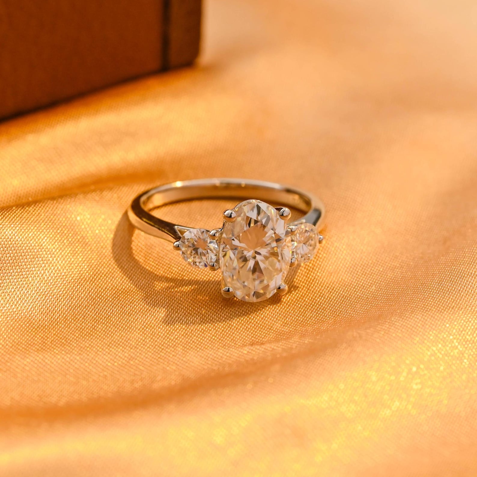 Round Halo, Pave & Split Shank Engagement Ring – 1.93 CT Lab Grown Diamond