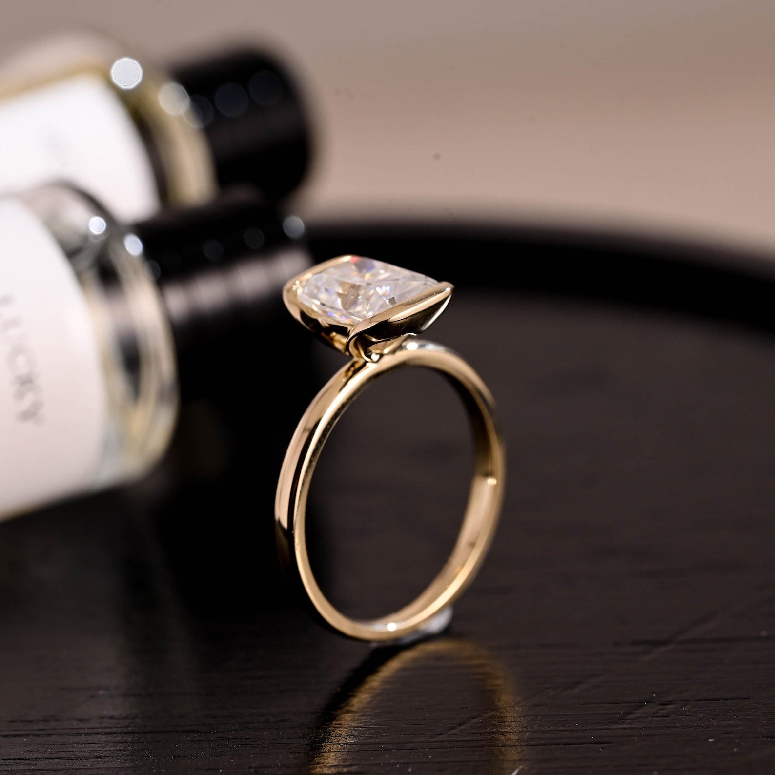 Round Halo, Pave & Split Shank Engagement Ring – 1.93 CT Lab Grown Diamond