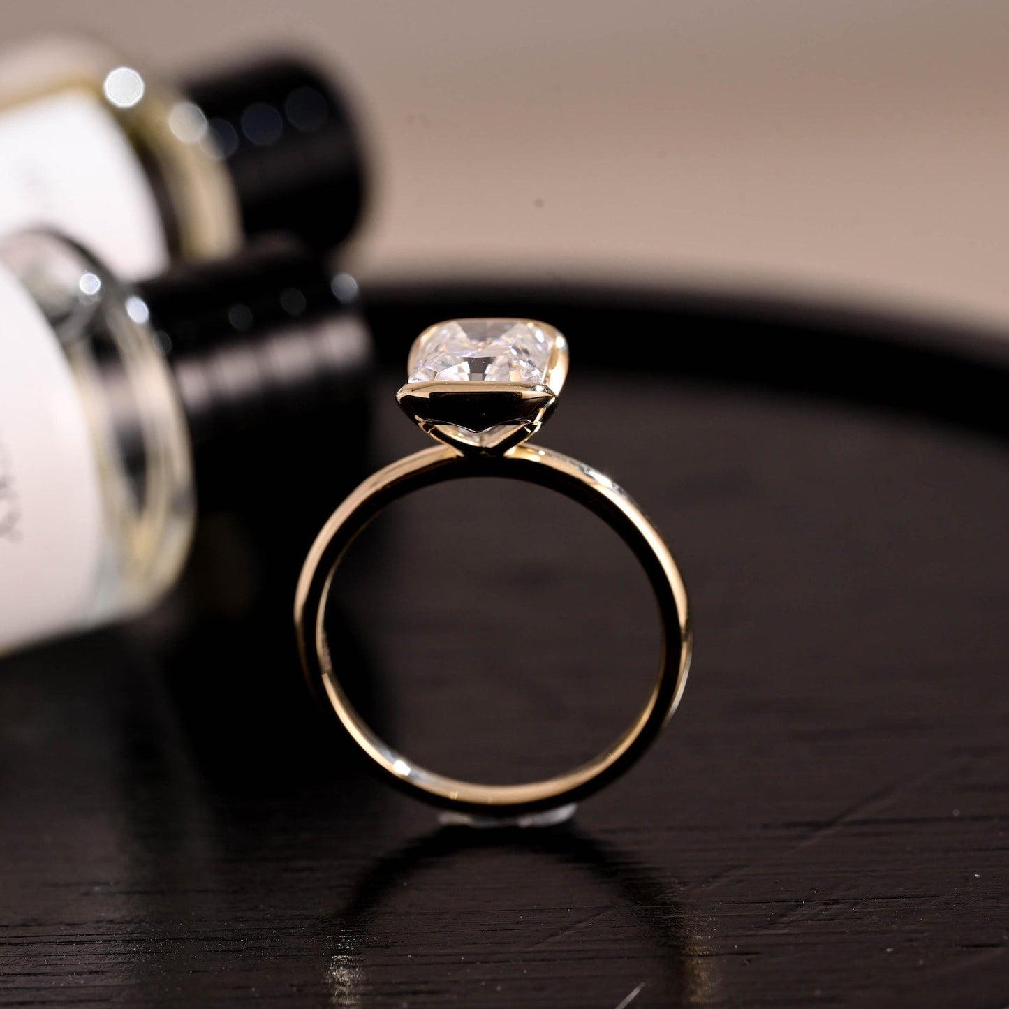 Round Halo, Pave & Split Shank Engagement Ring – 1.93 CT Lab Grown Diamond