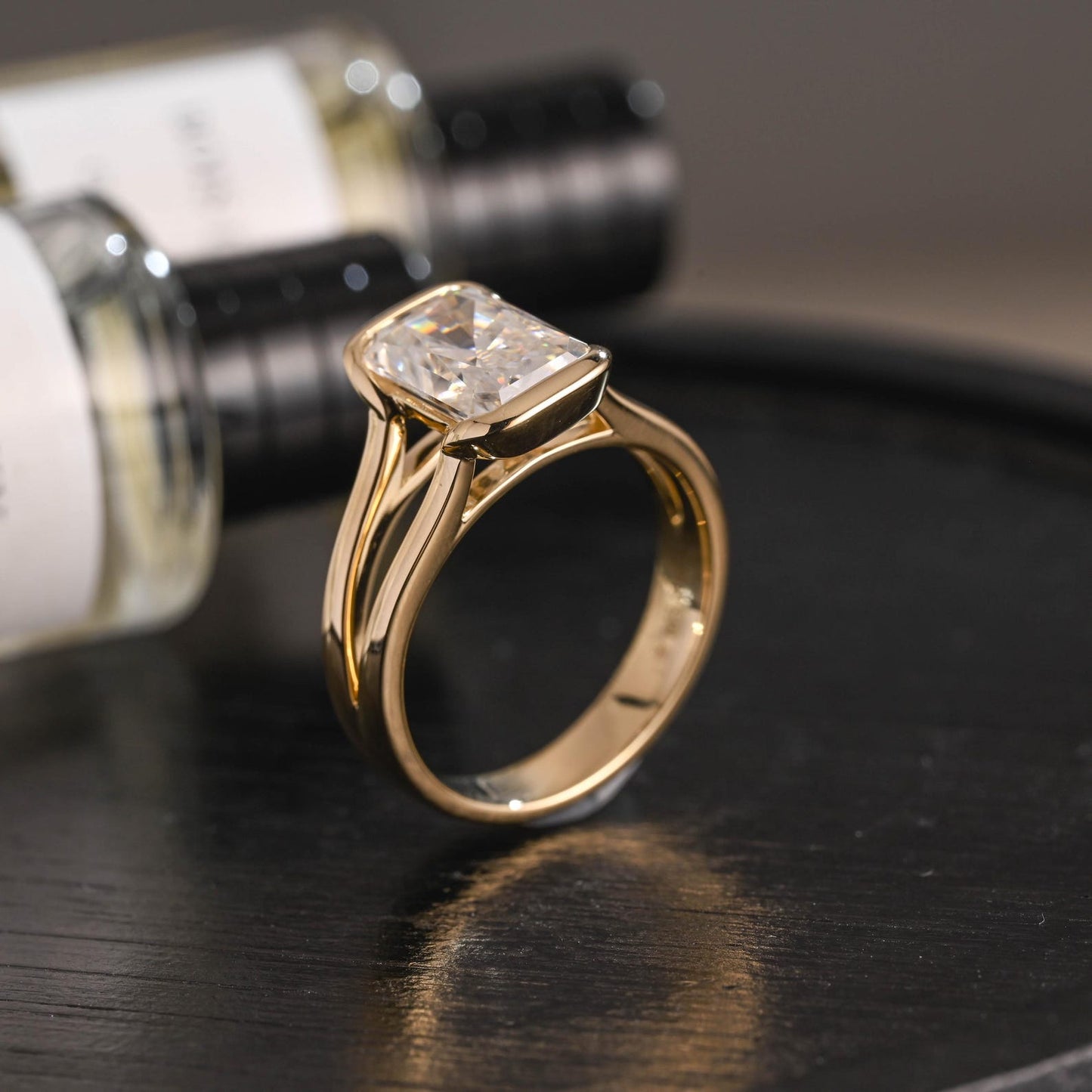 Round Halo, Pave & Split Shank Engagement Ring – 1.93 CT Lab Grown Diamond