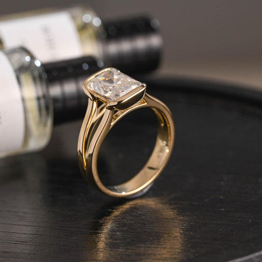 Round Halo, Pave & Split Shank Engagement Ring – 1.93 CT Lab Grown Diamond