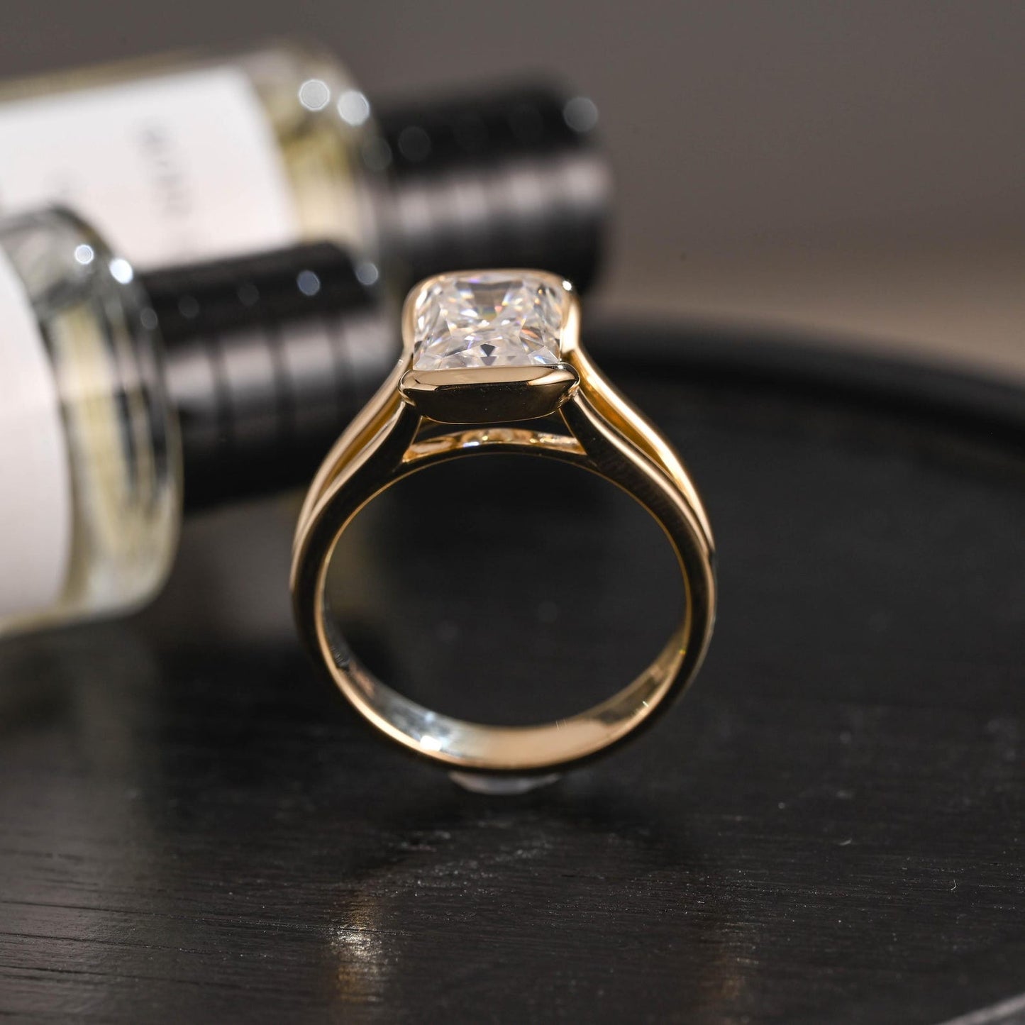 Round Halo, Pave & Split Shank Engagement Ring – 1.93 CT Lab Grown Diamond