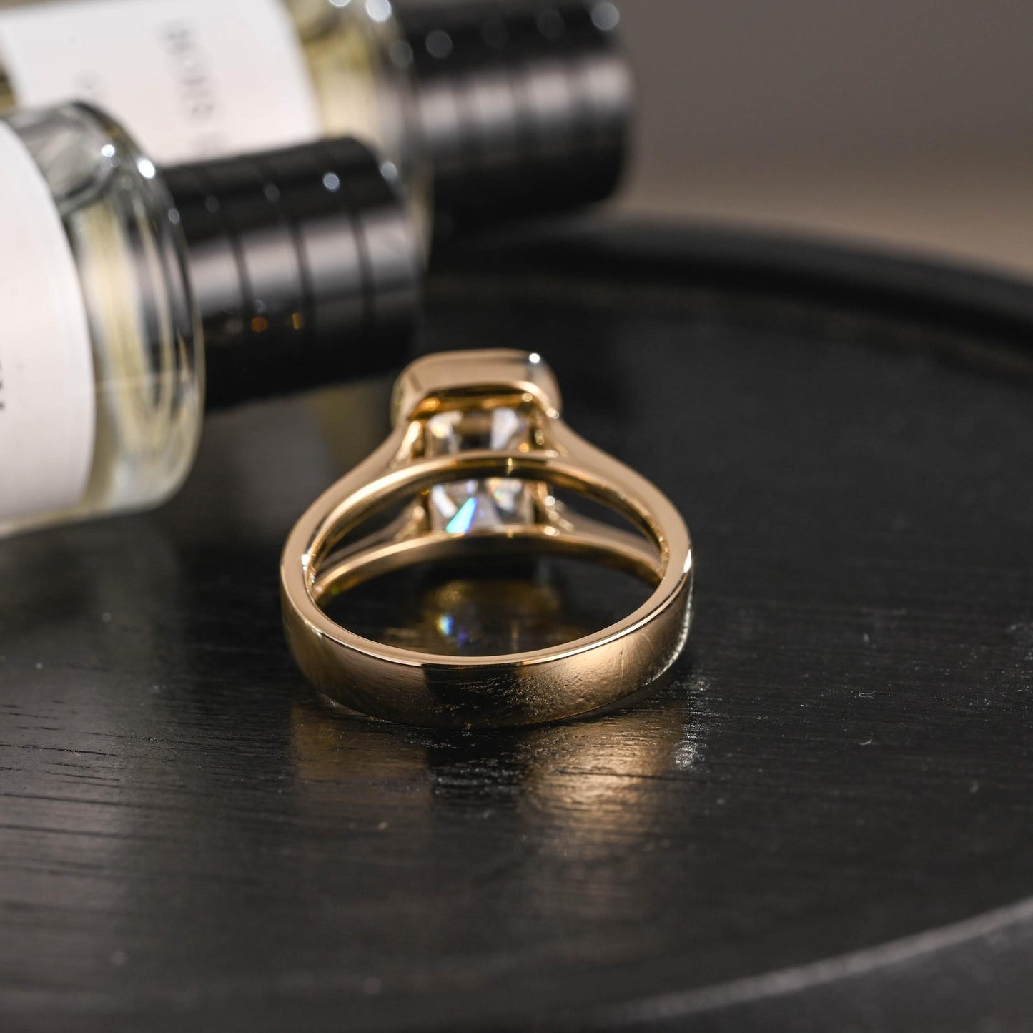 Round Halo, Pave & Split Shank Engagement Ring – 1.93 CT Lab Grown Diamond