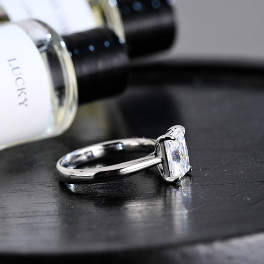 Round Halo, Pave & Split Shank Engagement Ring – 1.93 CT Lab Grown Diamond