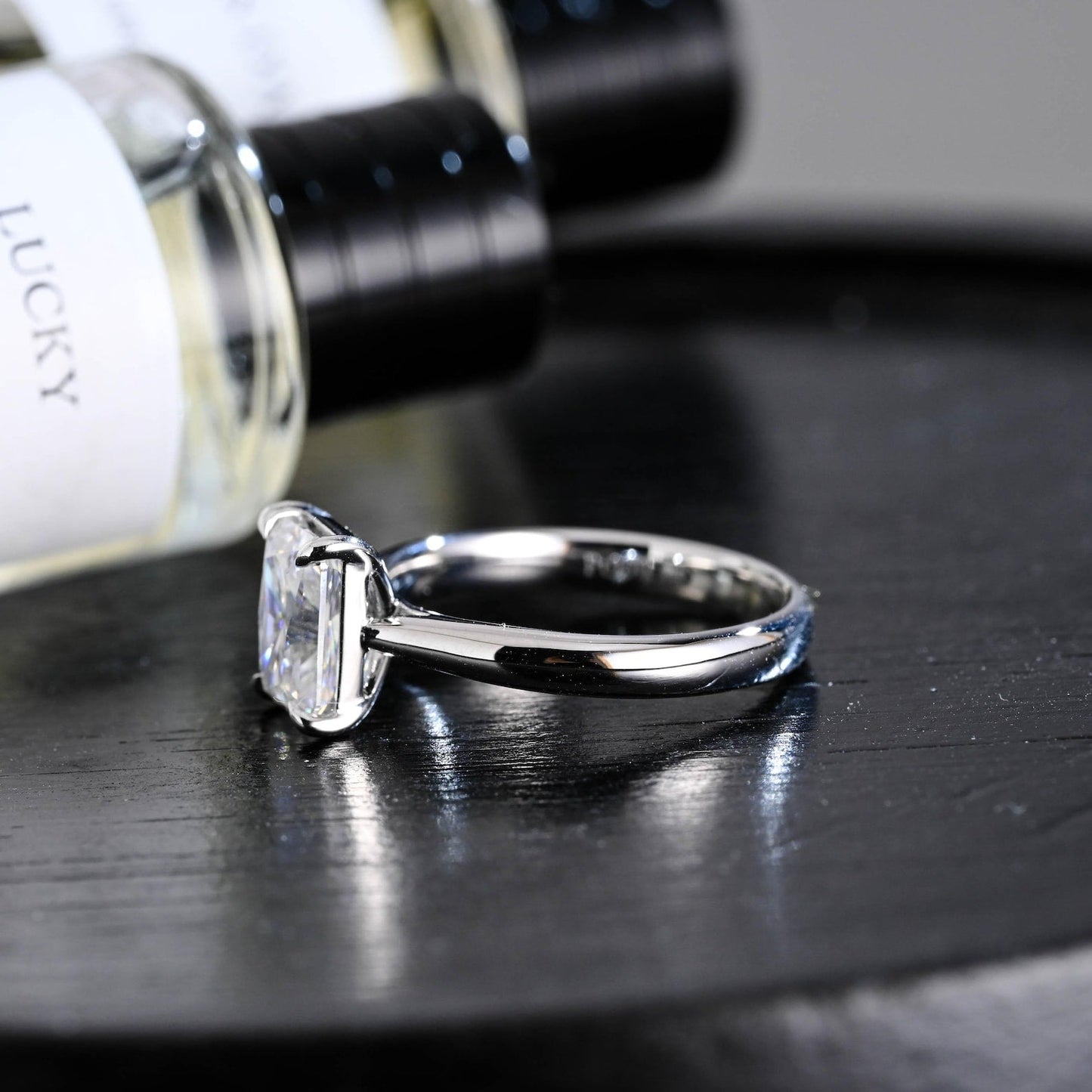 Round Halo, Pave & Split Shank Engagement Ring – 1.93 CT Lab Grown Diamond