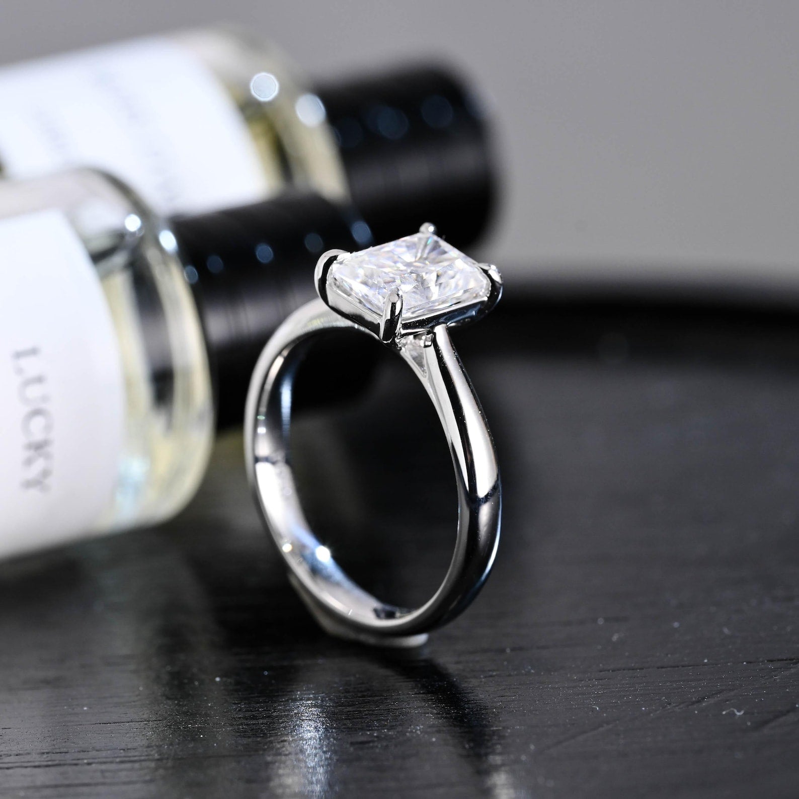 Round Halo, Pave & Split Shank Engagement Ring – 1.93 CT Lab Grown Diamond
