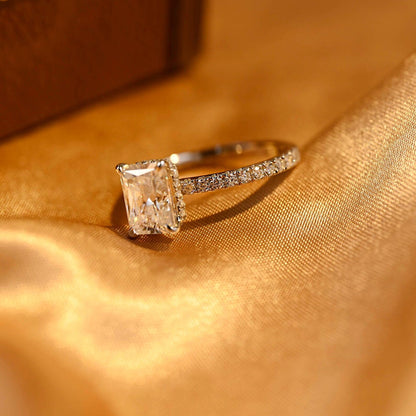Round Halo, Pave & Split Shank Engagement Ring – 1.93 CT Lab Grown Diamond