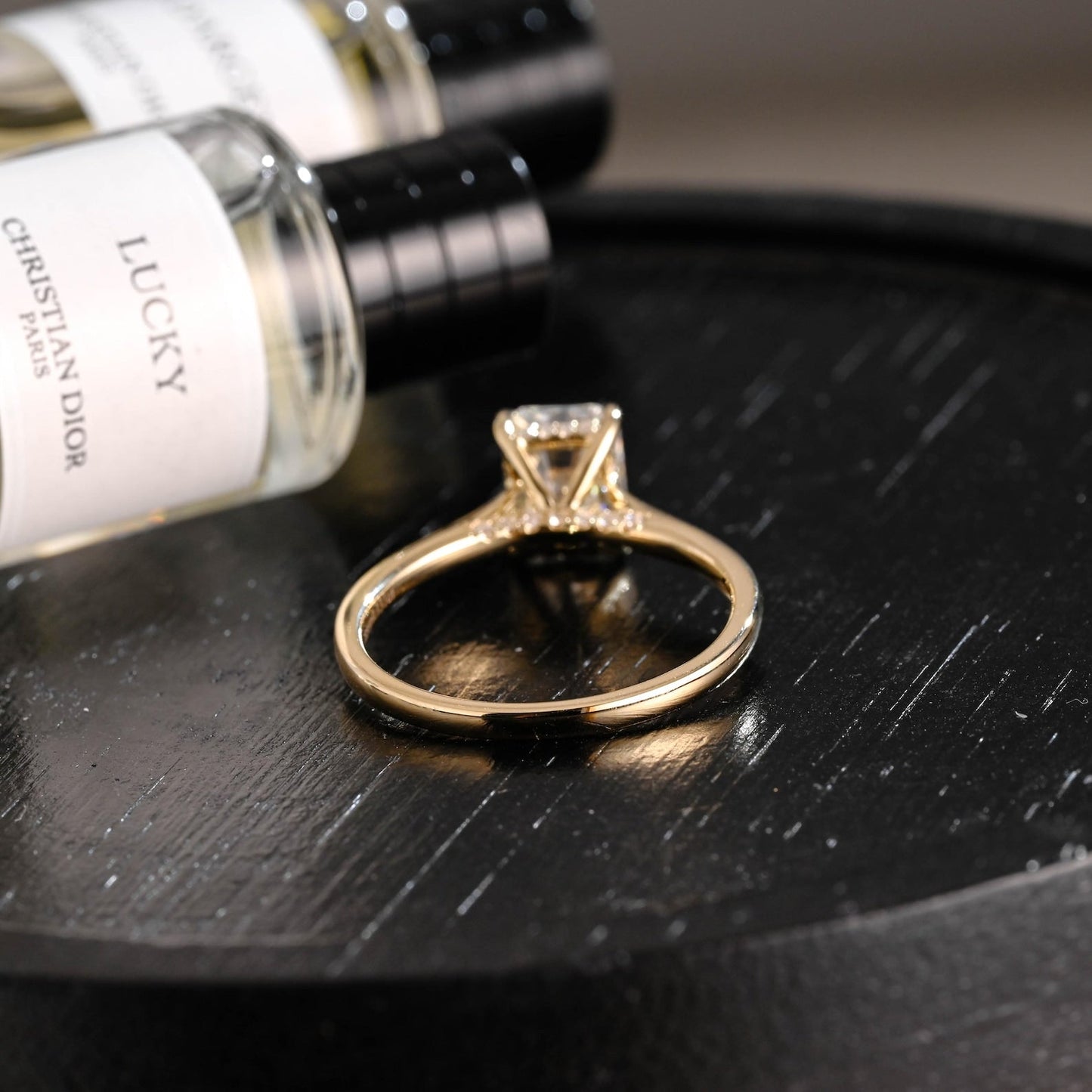 Round Halo, Pave & Split Shank Engagement Ring – 1.93 CT Lab Grown Diamond