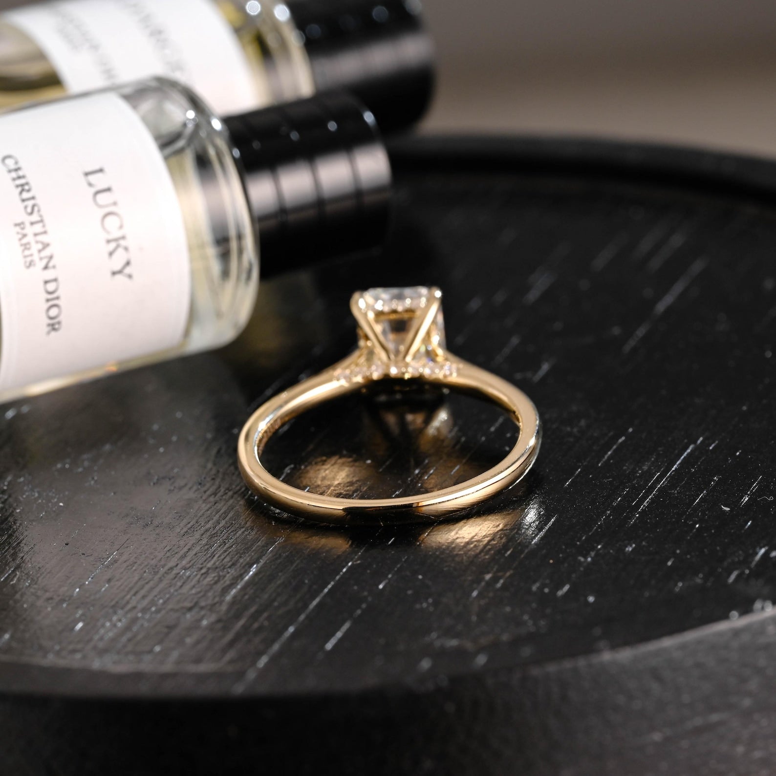 Round Halo, Pave & Split Shank Engagement Ring – 1.93 CT Lab Grown Diamond