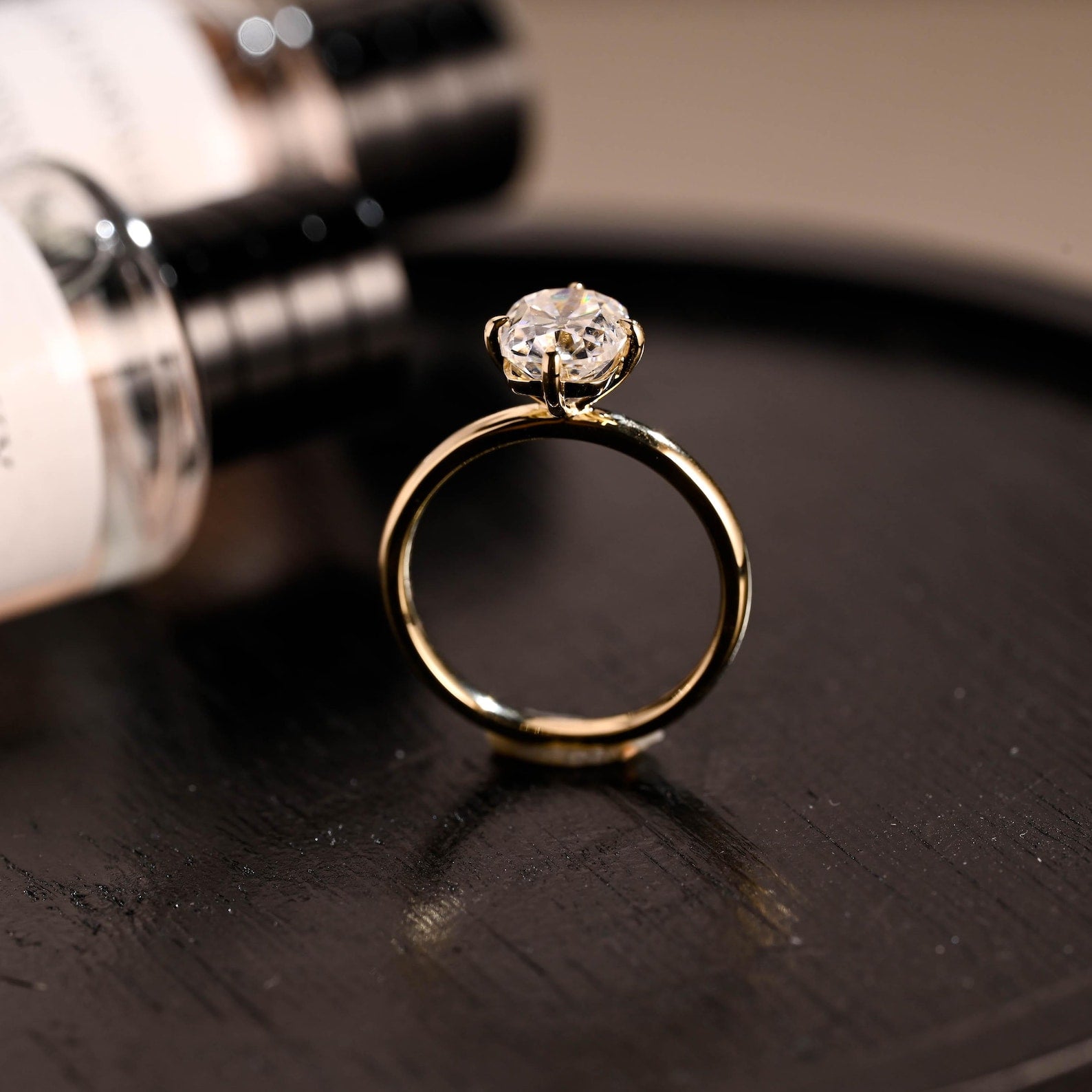 Round Halo, Pave & Split Shank Engagement Ring – 1.93 CT Lab Grown Diamond