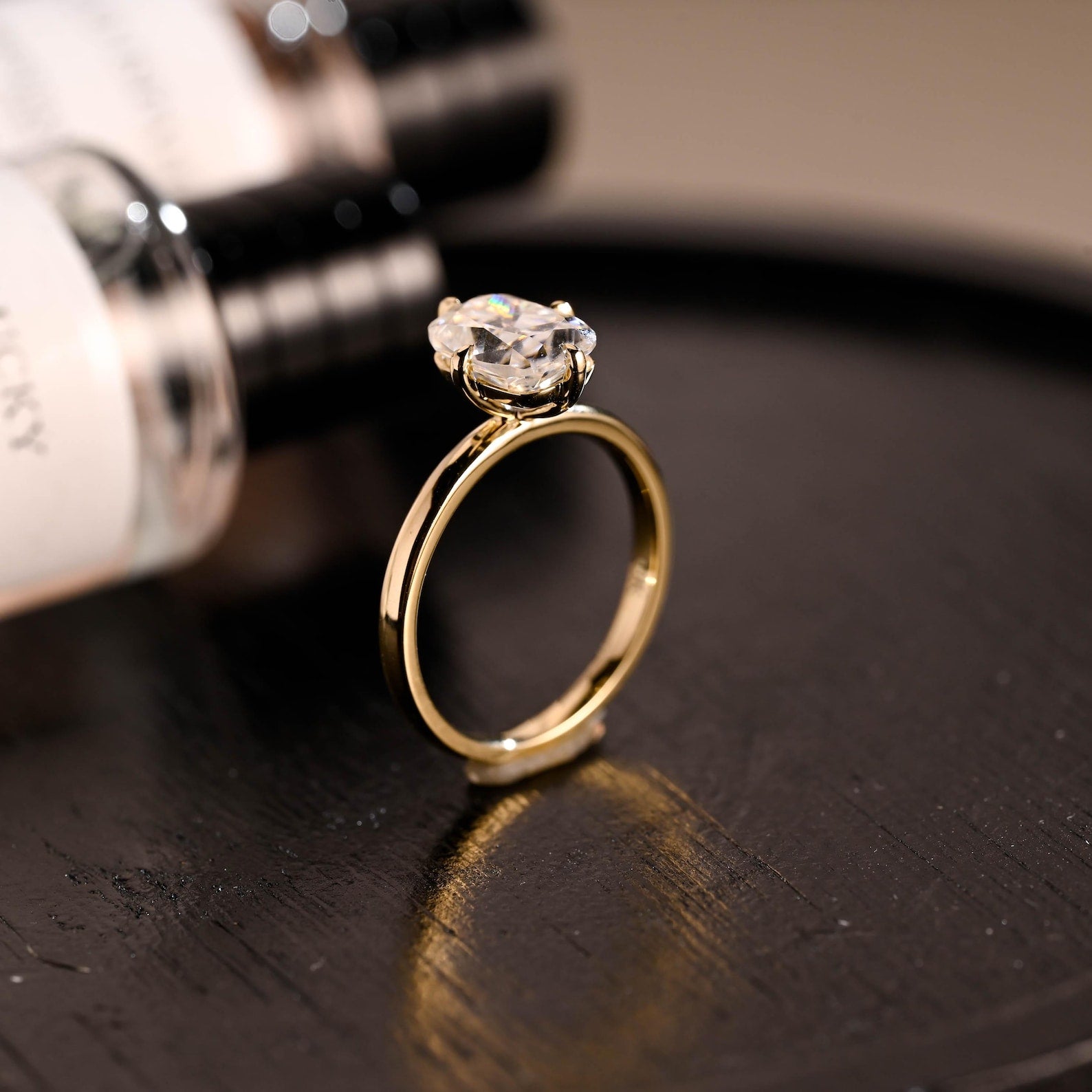 Round Halo, Pave & Split Shank Engagement Ring – 1.93 CT Lab Grown Diamond