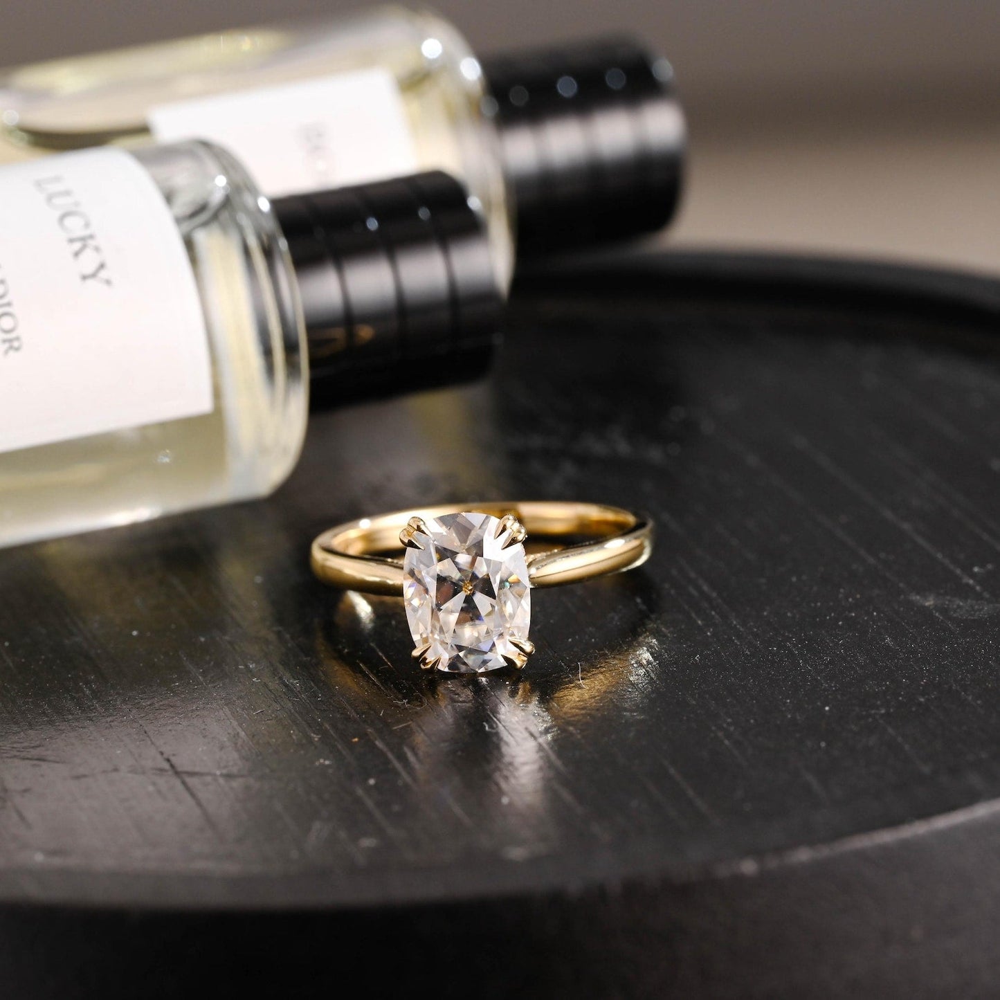 Round Halo, Pave & Split Shank Engagement Ring – 1.93 CT Lab Grown Diamond