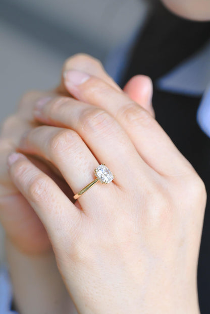 Round Halo, Pave & Split Shank Engagement Ring – 1.93 CT Lab Grown Diamond