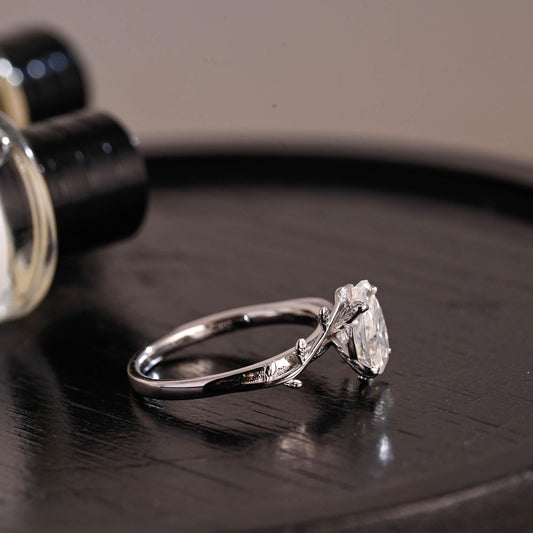 Round Halo, Pave & Split Shank Engagement Ring – 1.93 CT Lab Grown Diamond