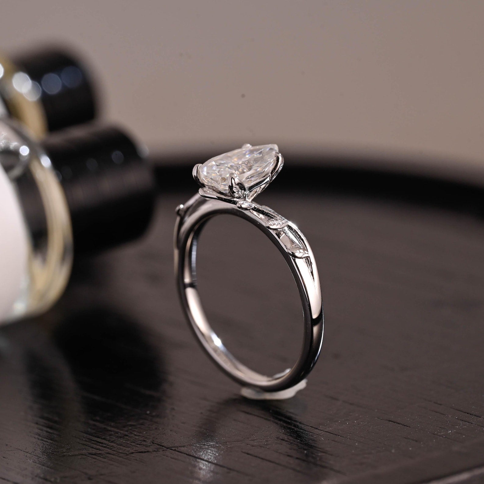 Round Halo, Pave & Split Shank Engagement Ring – 1.93 CT Lab Grown Diamond