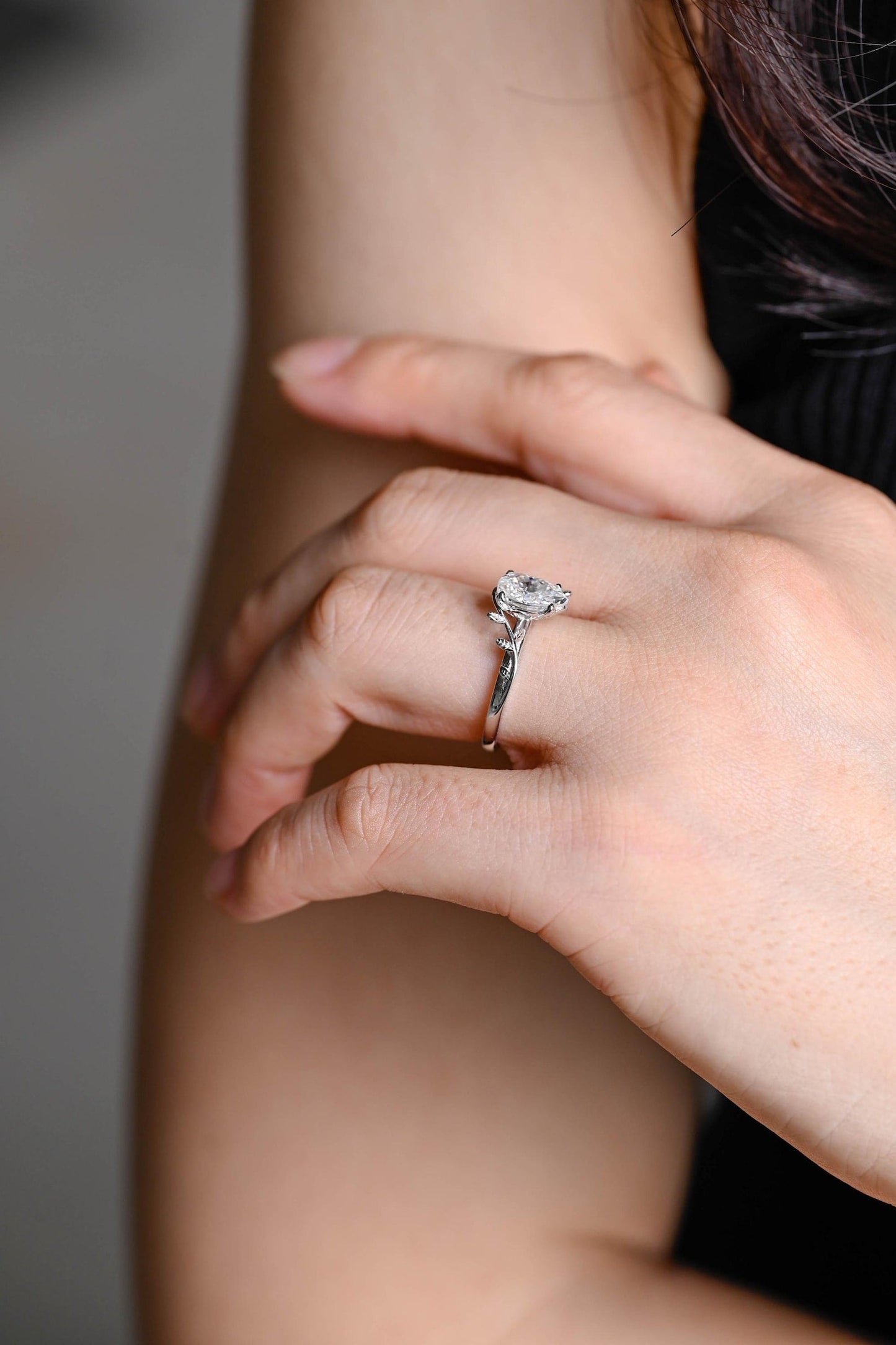 Round Halo, Pave & Split Shank Engagement Ring – 1.93 CT Lab Grown Diamond
