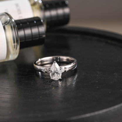Round Halo, Pave & Split Shank Engagement Ring – 1.93 CT Lab Grown Diamond