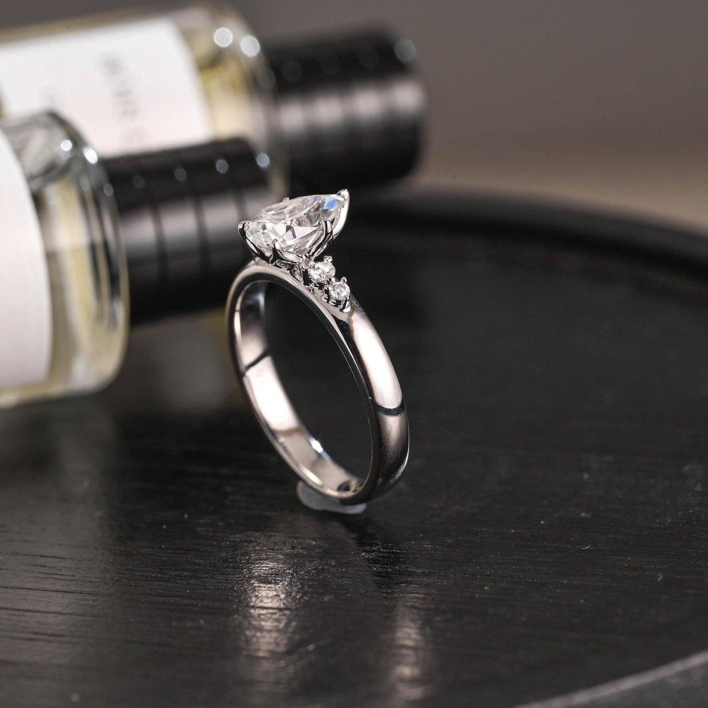 Round Halo, Pave & Split Shank Engagement Ring – 1.93 CT Lab Grown Diamond