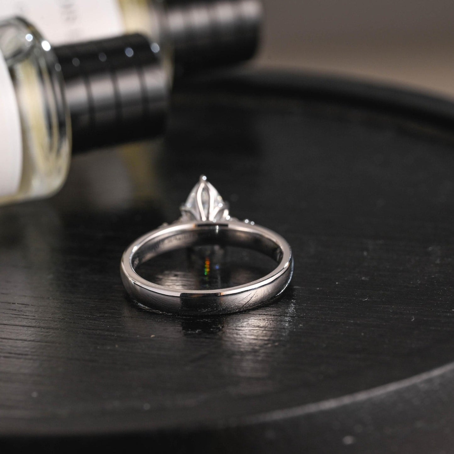 Round Halo, Pave & Split Shank Engagement Ring – 1.93 CT Lab Grown Diamond